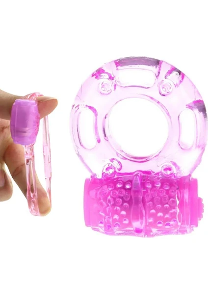 Titreşimli Penis Ring Halka – Esnek Jel Yüzük, Klitoris Uyarıcılı