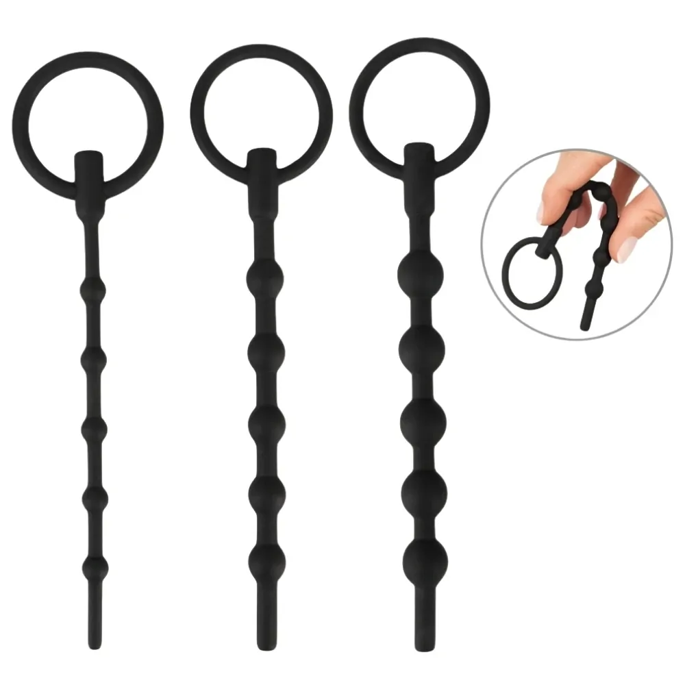 3’lü Silikon Penis Plug Başlangıç Seti (S, M, L Boy) main variant image