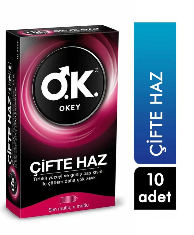 Okey Çifte Haz Prezervatif 10'Lu image