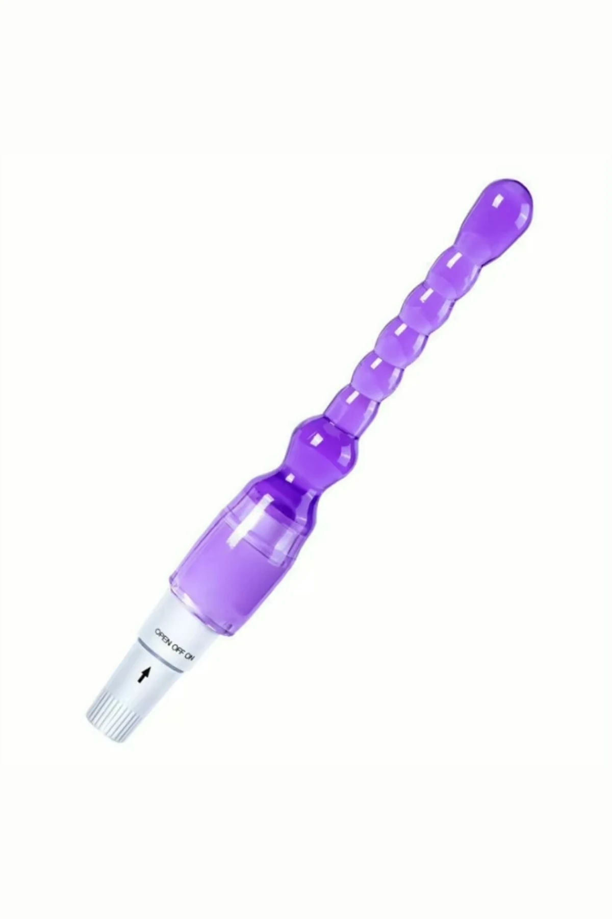 Boğumlu Titreşimli Boncuk Anal Çubuk Plug Vajinal Vibratör image