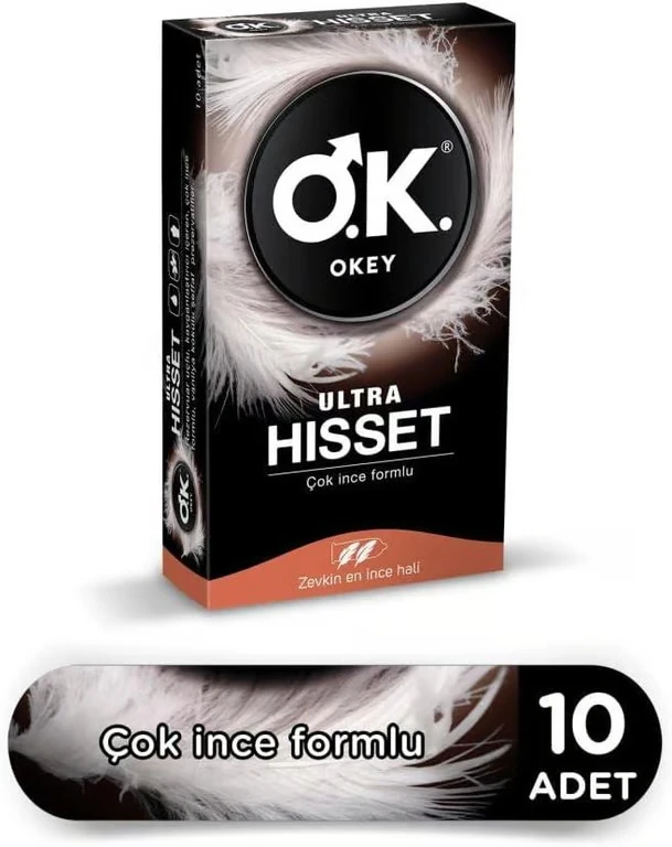 Ultra Hisset Prezervatif 10’lu | Ekstra İnce & Gerçek His image
