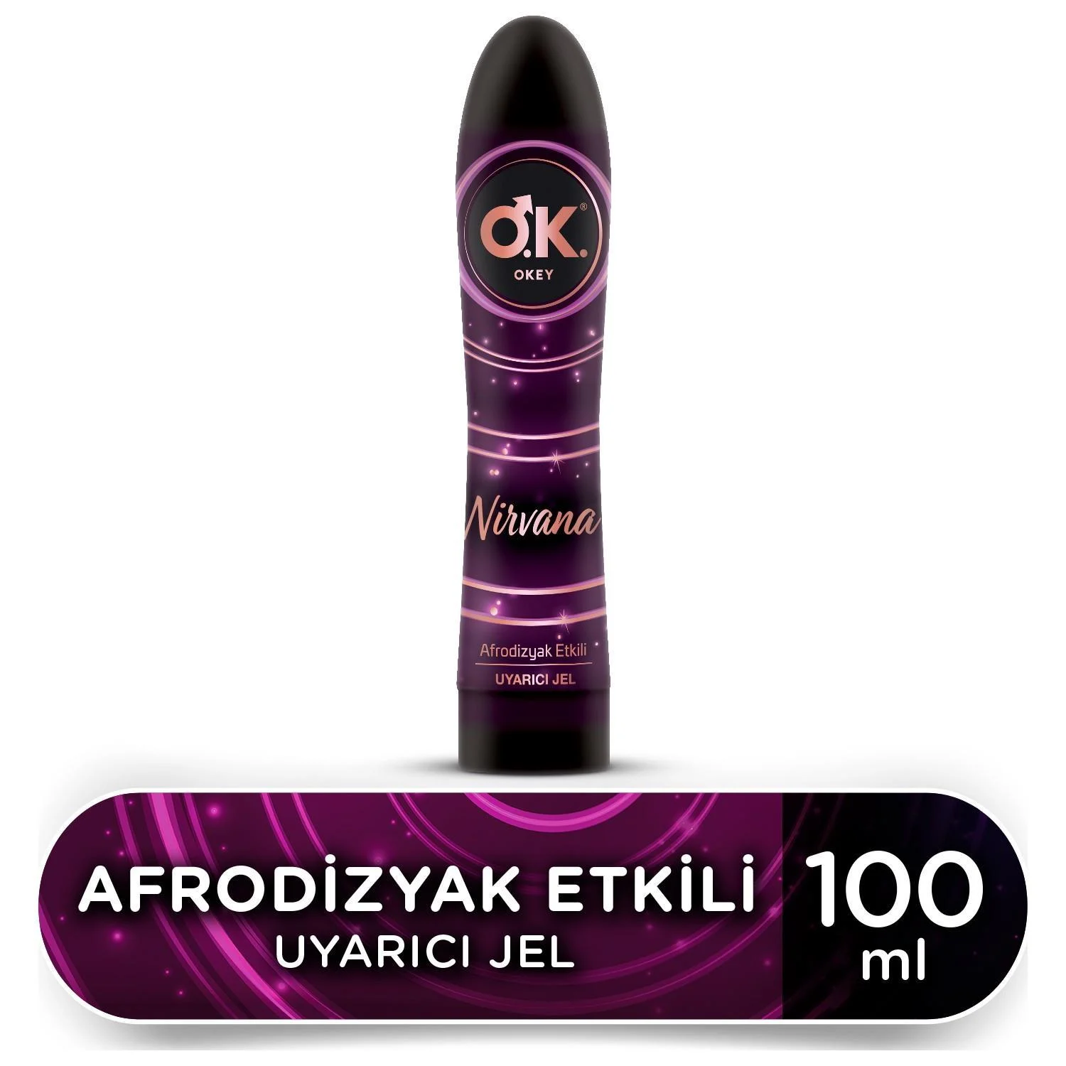 Okey Nirvana Uyarıcı Jel 100 ml | Afrodizyak Etkili Su Bazlı Jel