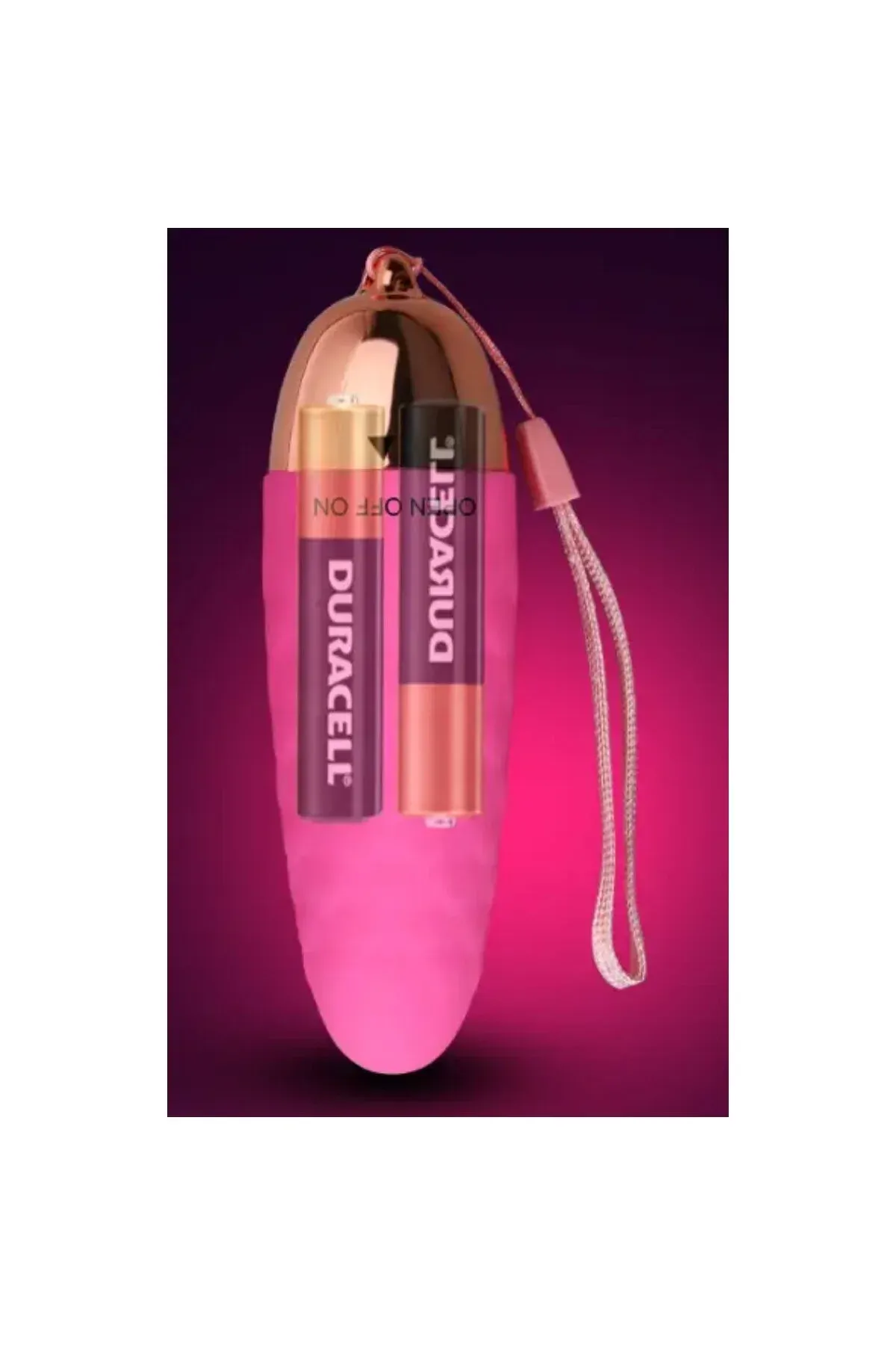 Titreşimli Tırtıklı Yumurta Vibratör Taşınabilir Dildo - Masaj Aleti