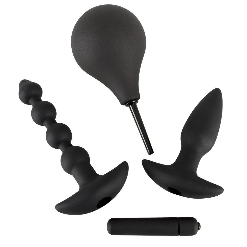 Anal Temizleme Pompası ve Titreşimli Set – 3’ü 1 Arada image