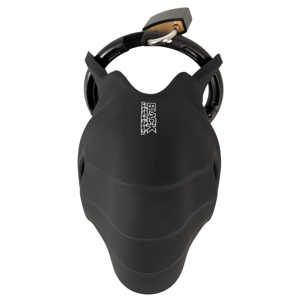 Silikon Penis Halkası ve Kilitli Penis Kafesi Seti