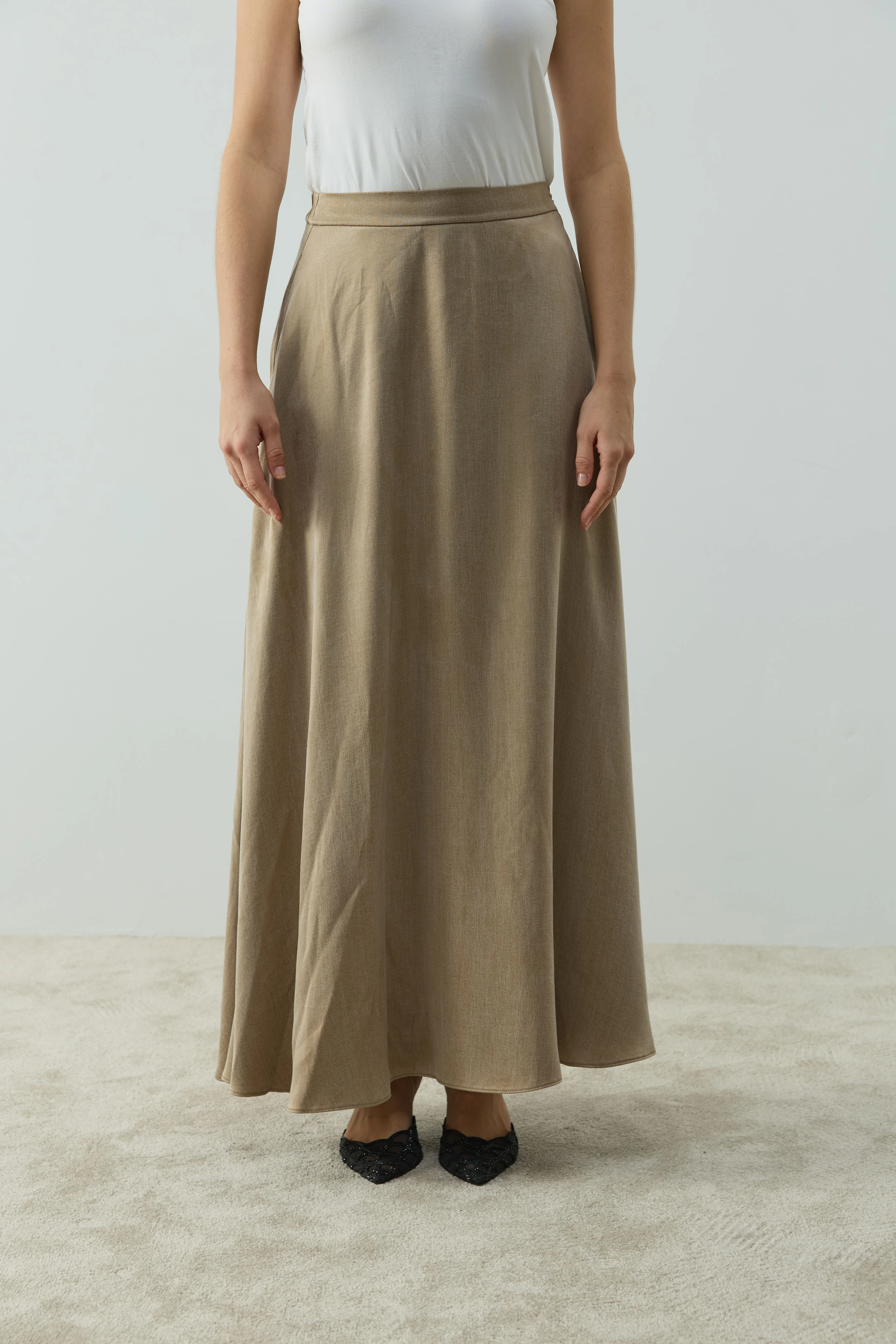 Nuve Kupra Etek - Vizon