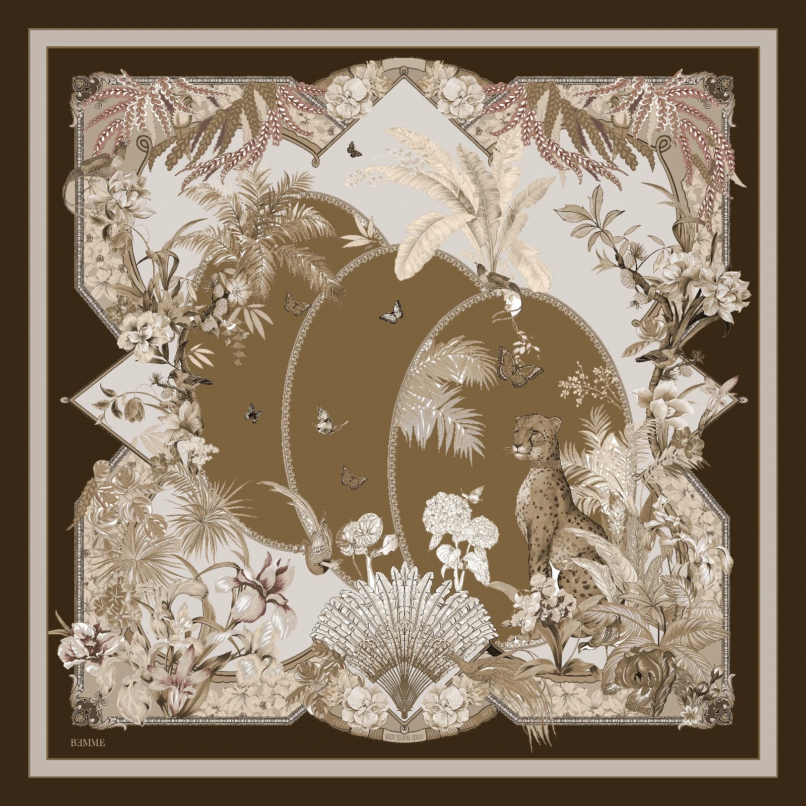 Velora Omuz Şalı  - Acı Kahve