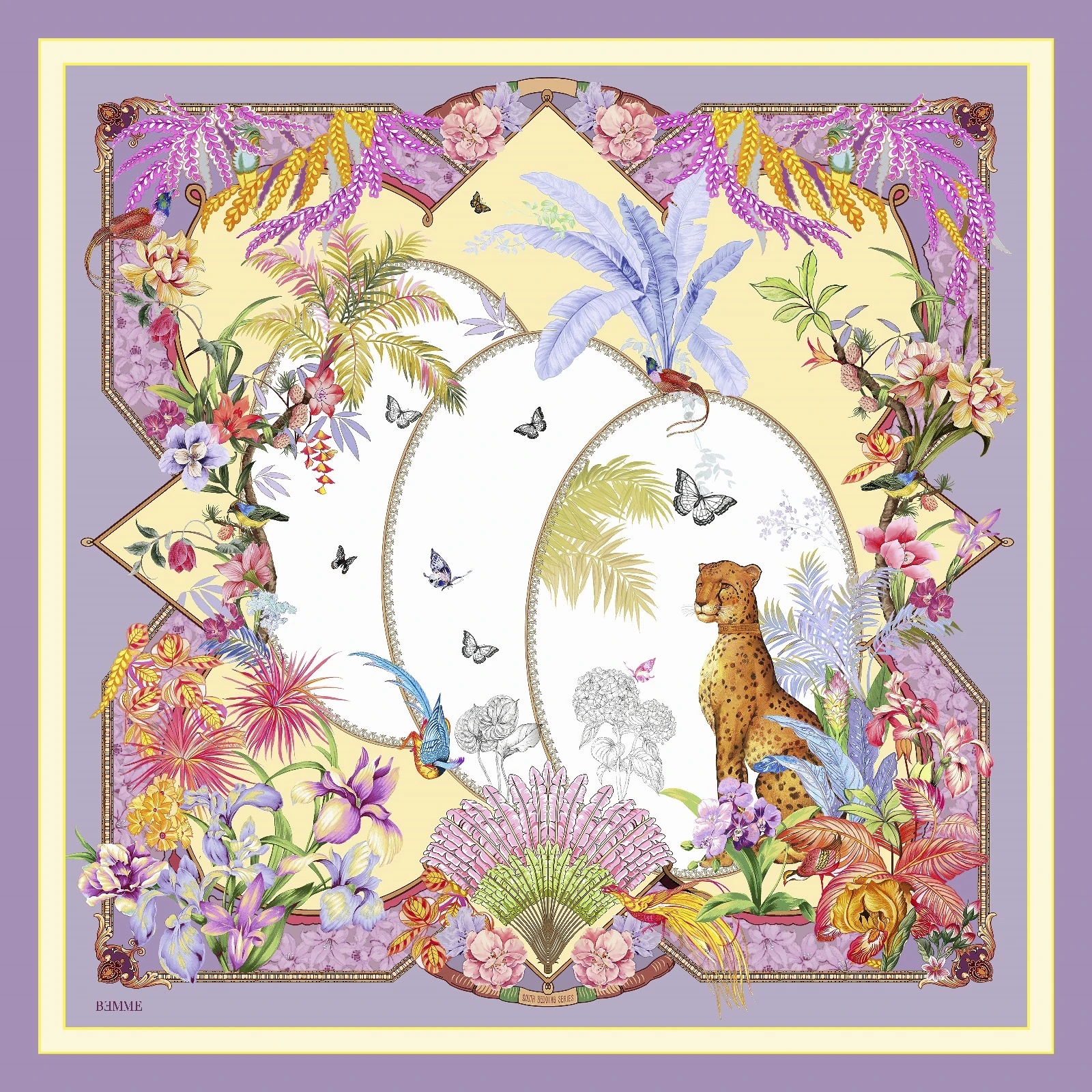 Velora Omuz Şalı  - Mürdüm