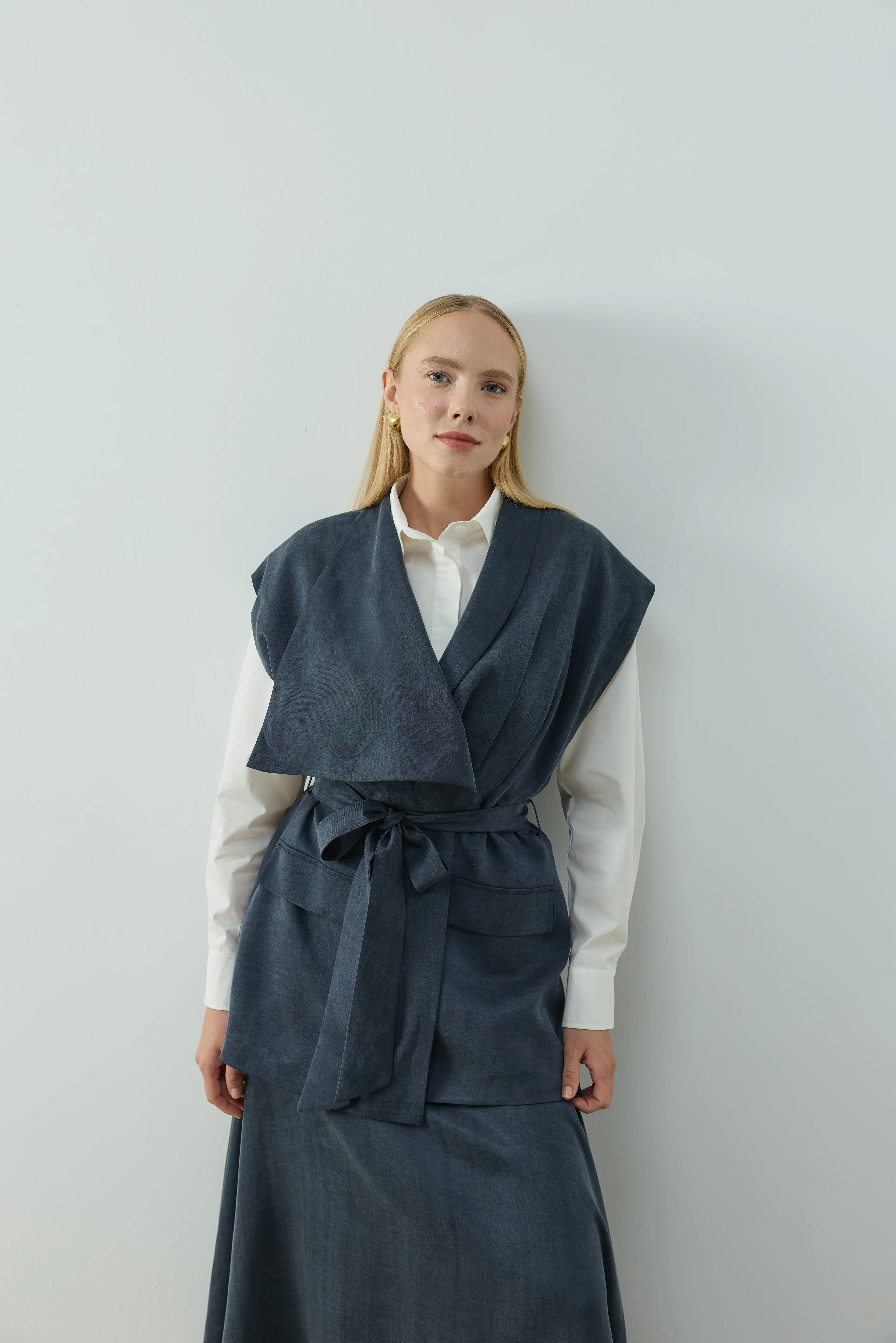 Valora Kupra Yelek - Lacivert