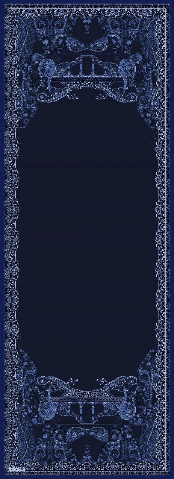 Solene Şal - Lacivert