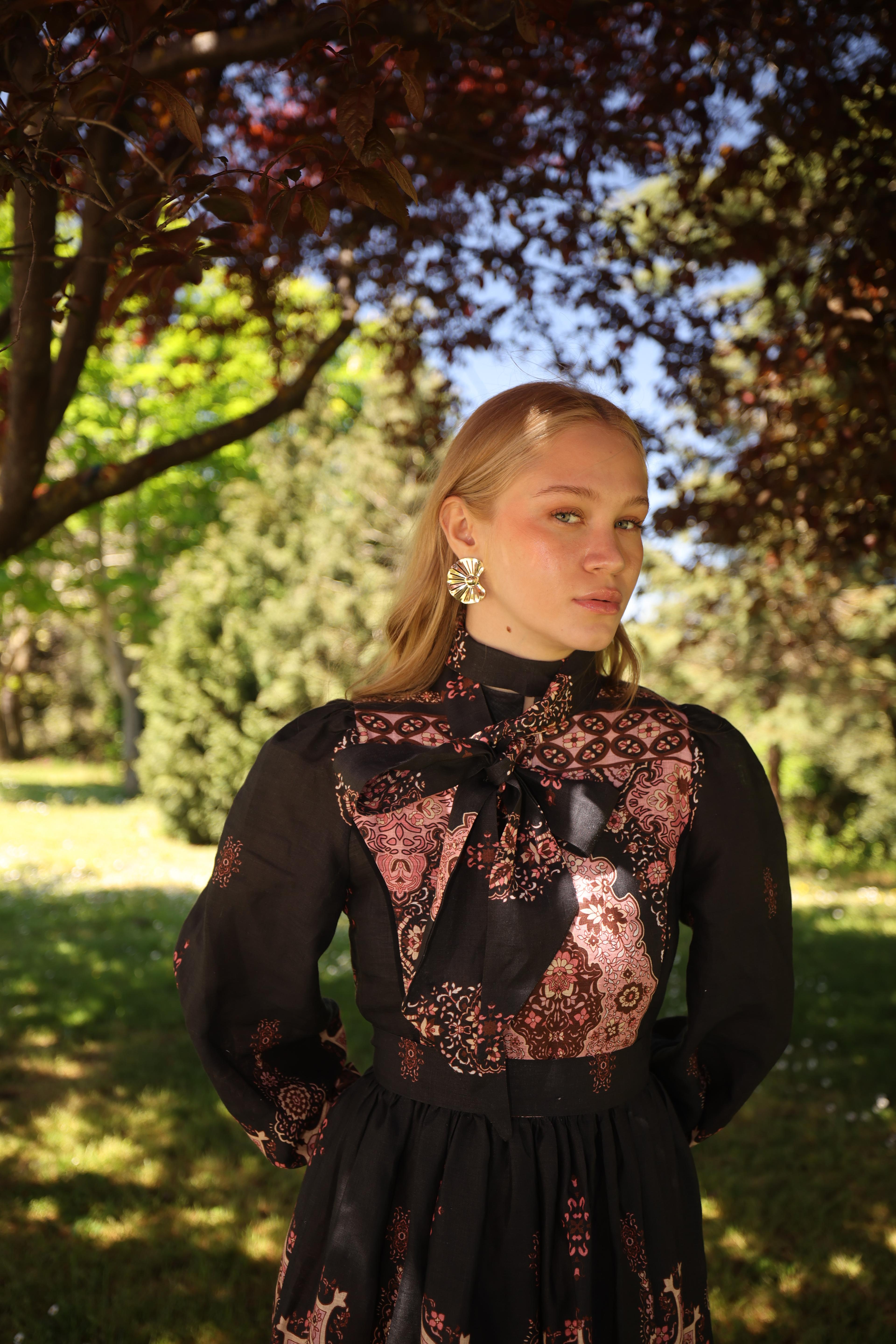 Nadide Keten Elbise