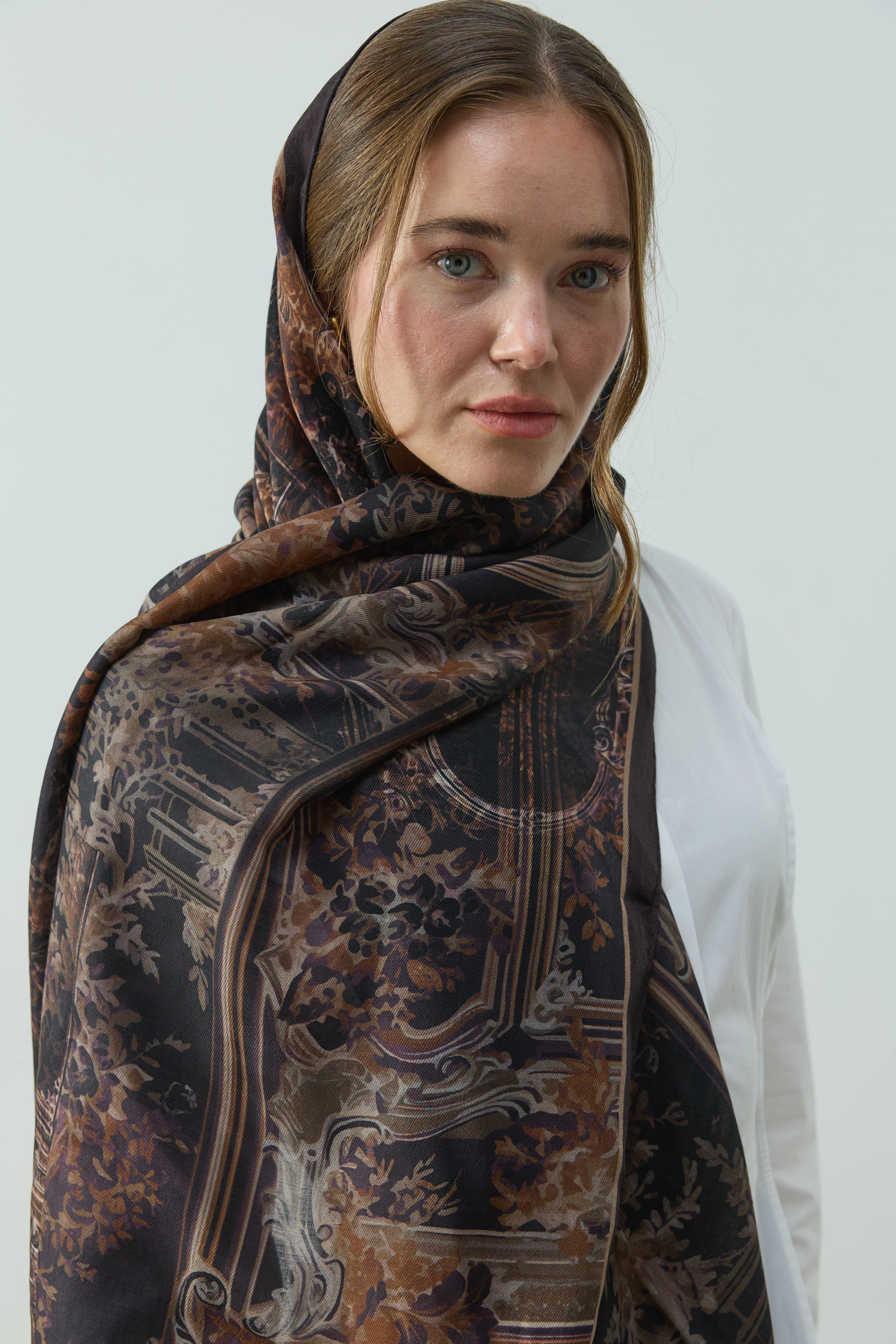 Rynel Şal  - Acı Kahve