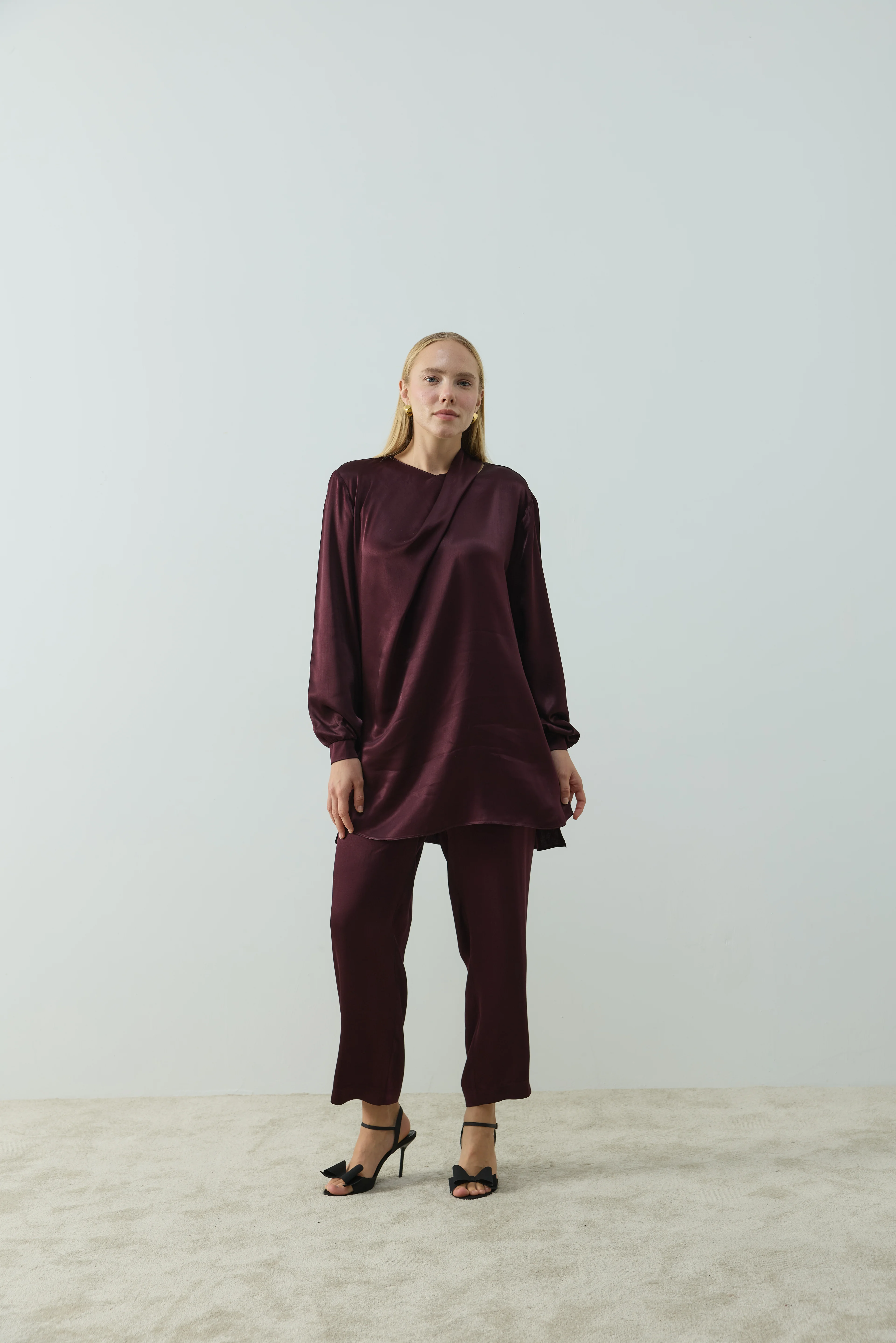 Amora İkili Takım - Mürdüm