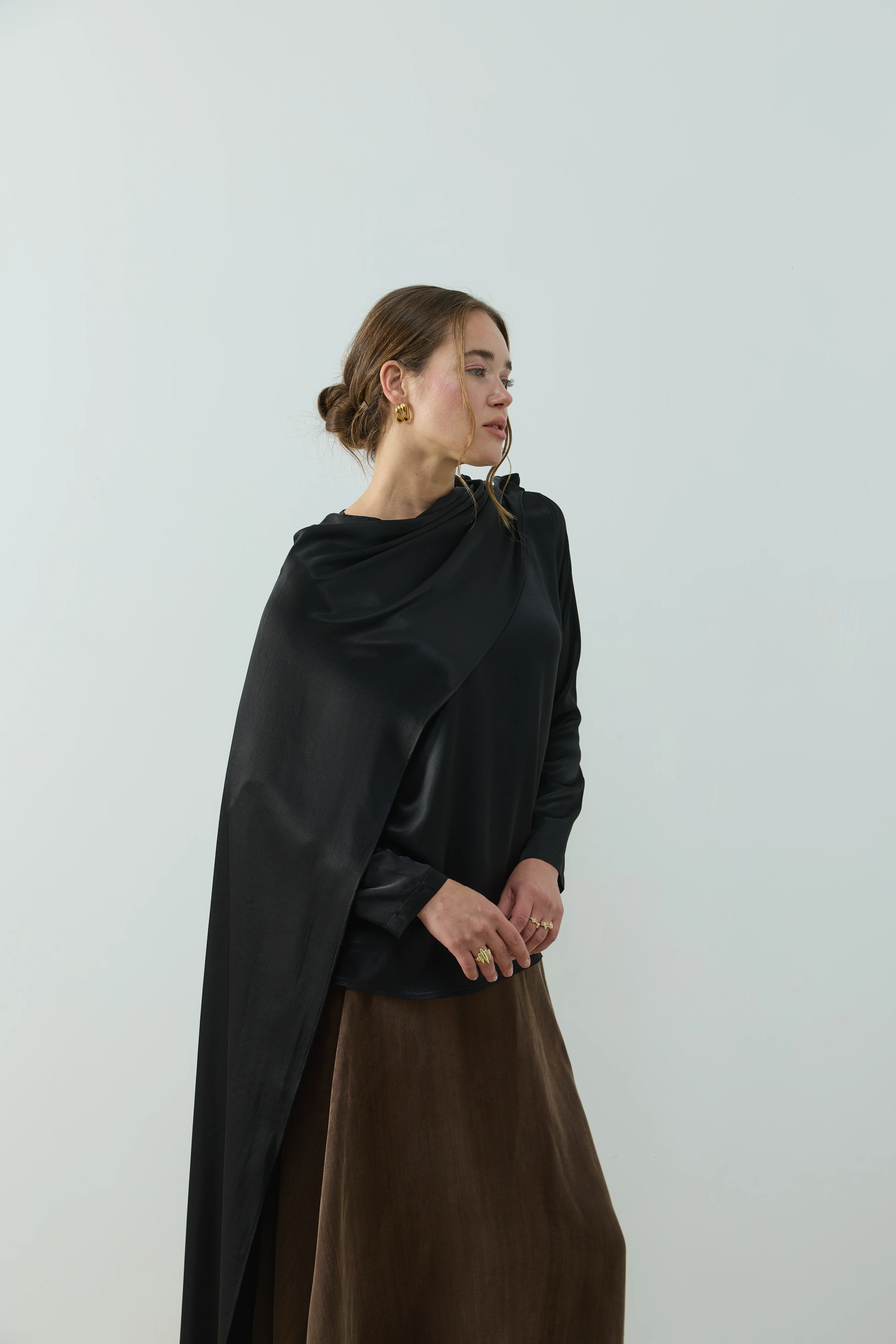 Lorin Parçalı Bluz