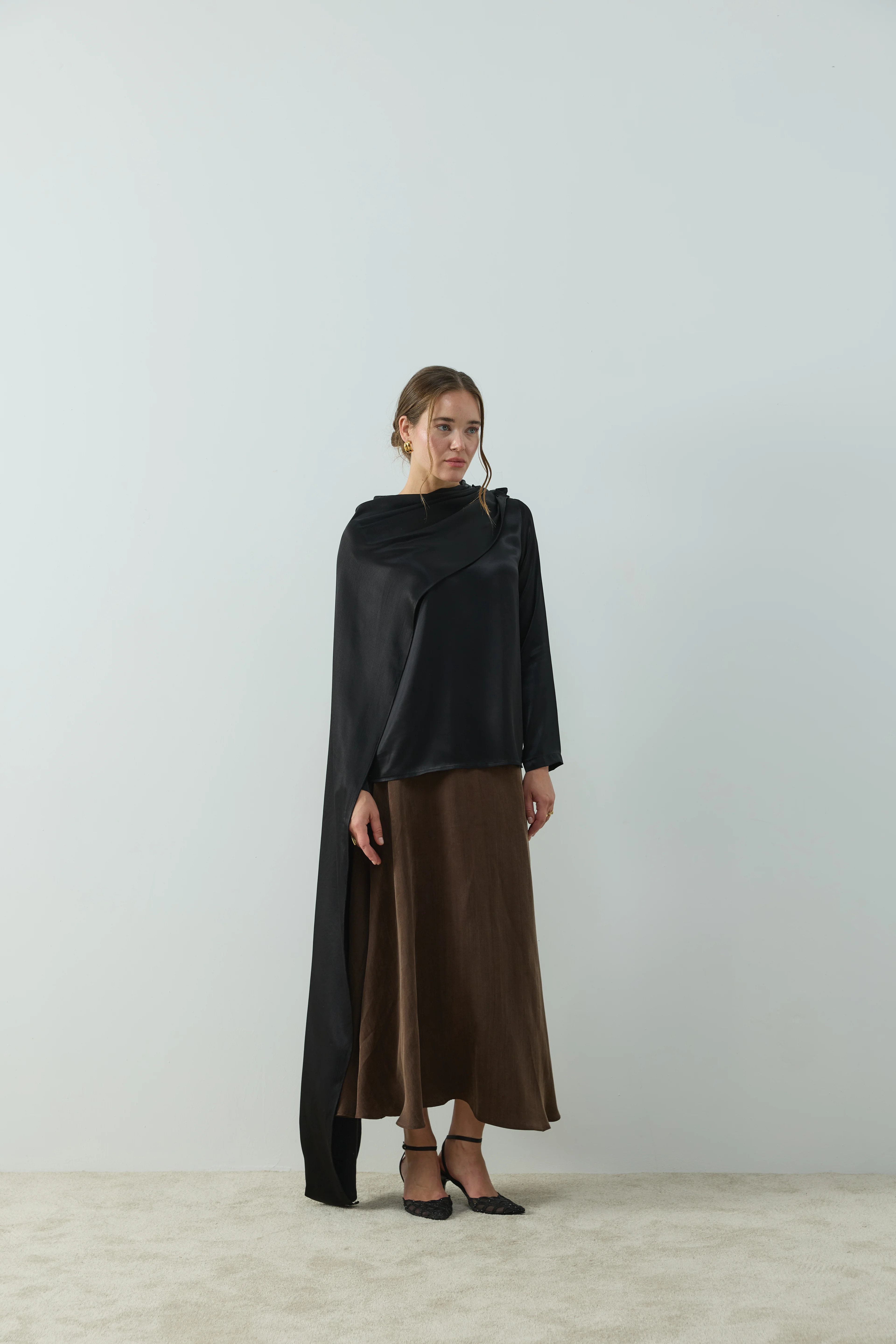 Lorin Parçalı Bluz