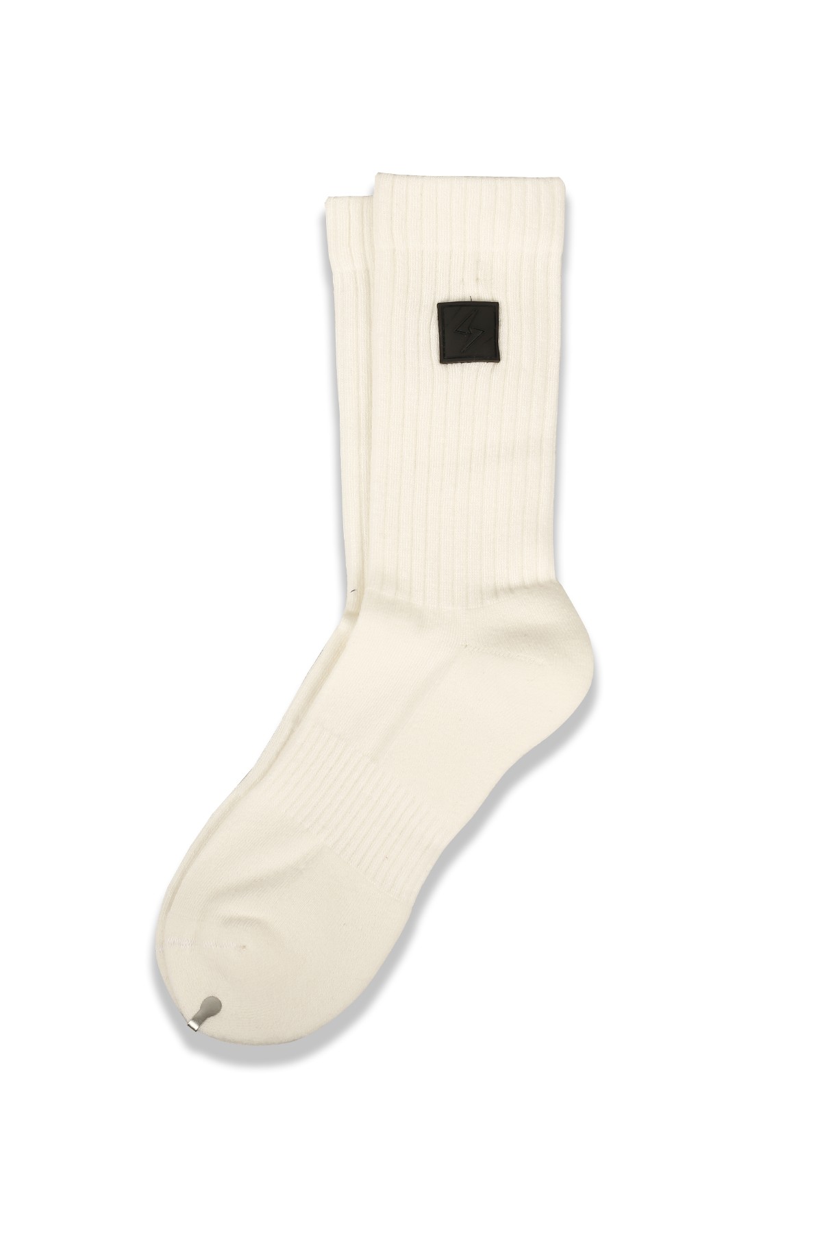 Embossed Logo Socks - EKRU