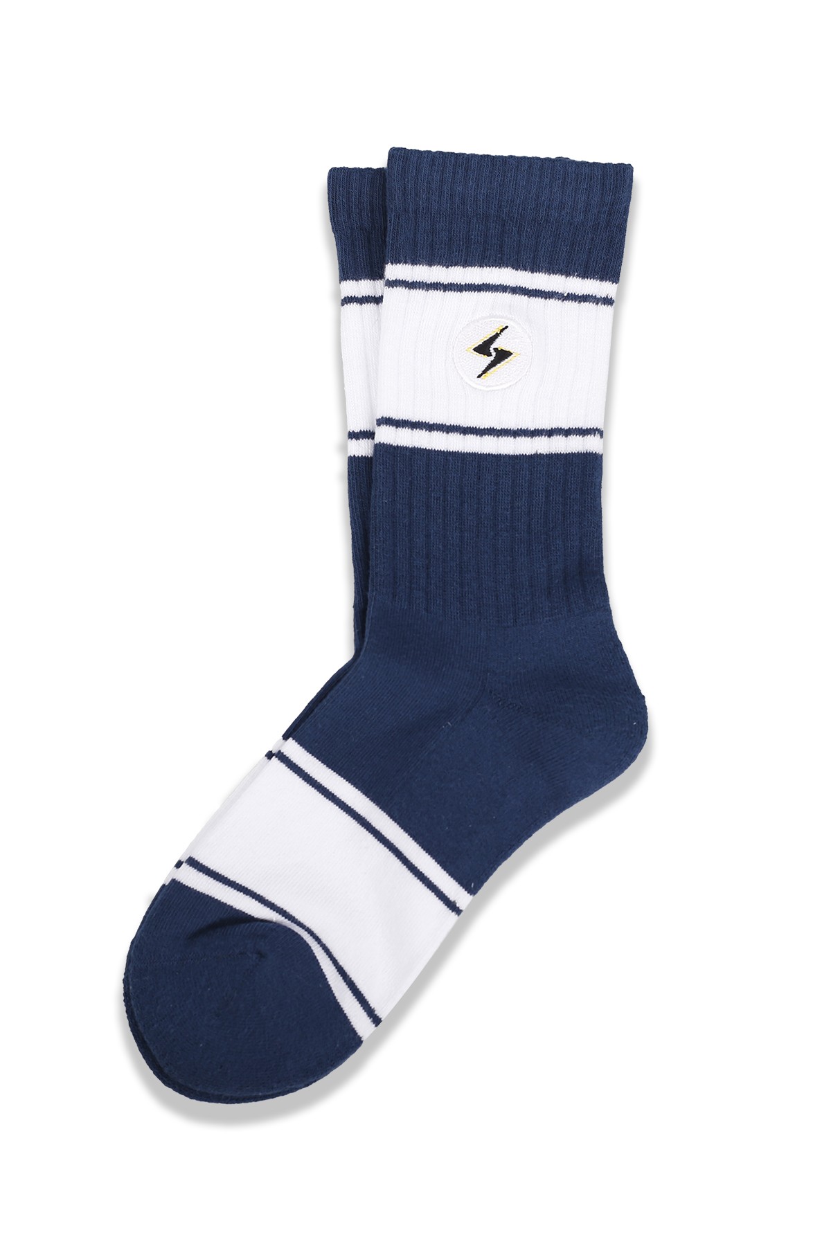 Stripe Lightning Socks - LACİVERT