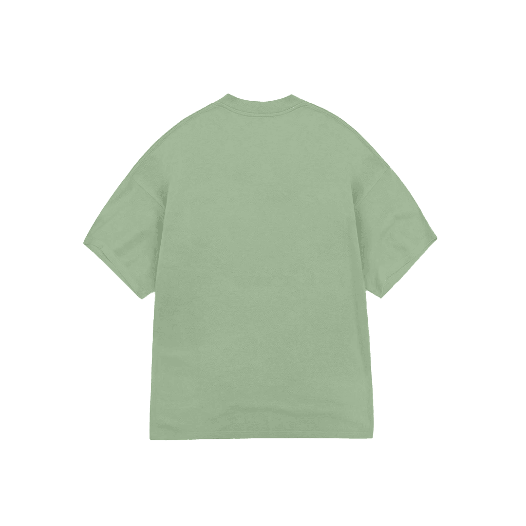 MUGO Basic Unisex Oversize T-shirt - Açık Yeşilㅤ