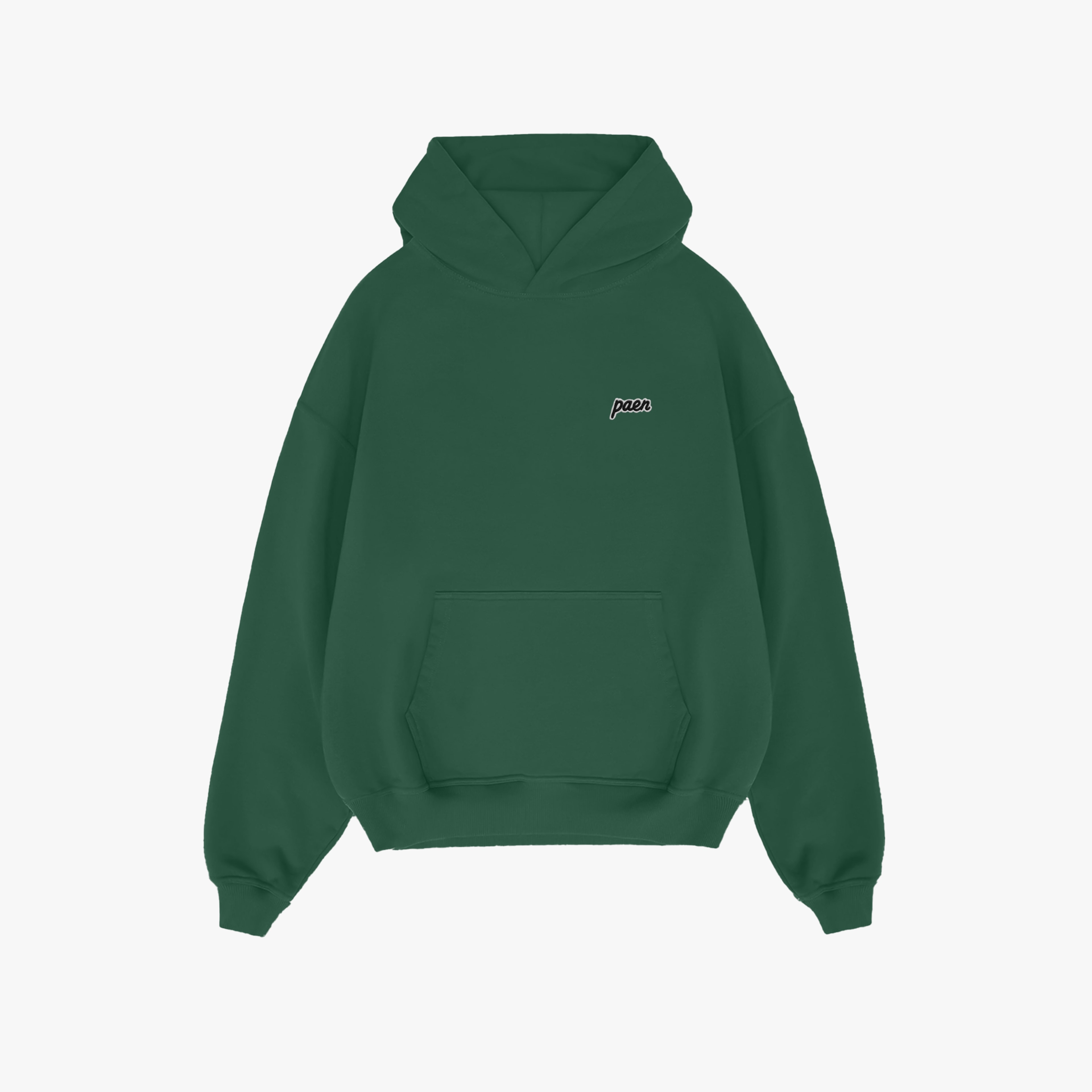 PAEN Basic Unisex Hoodie - Zümrüt Yeşili