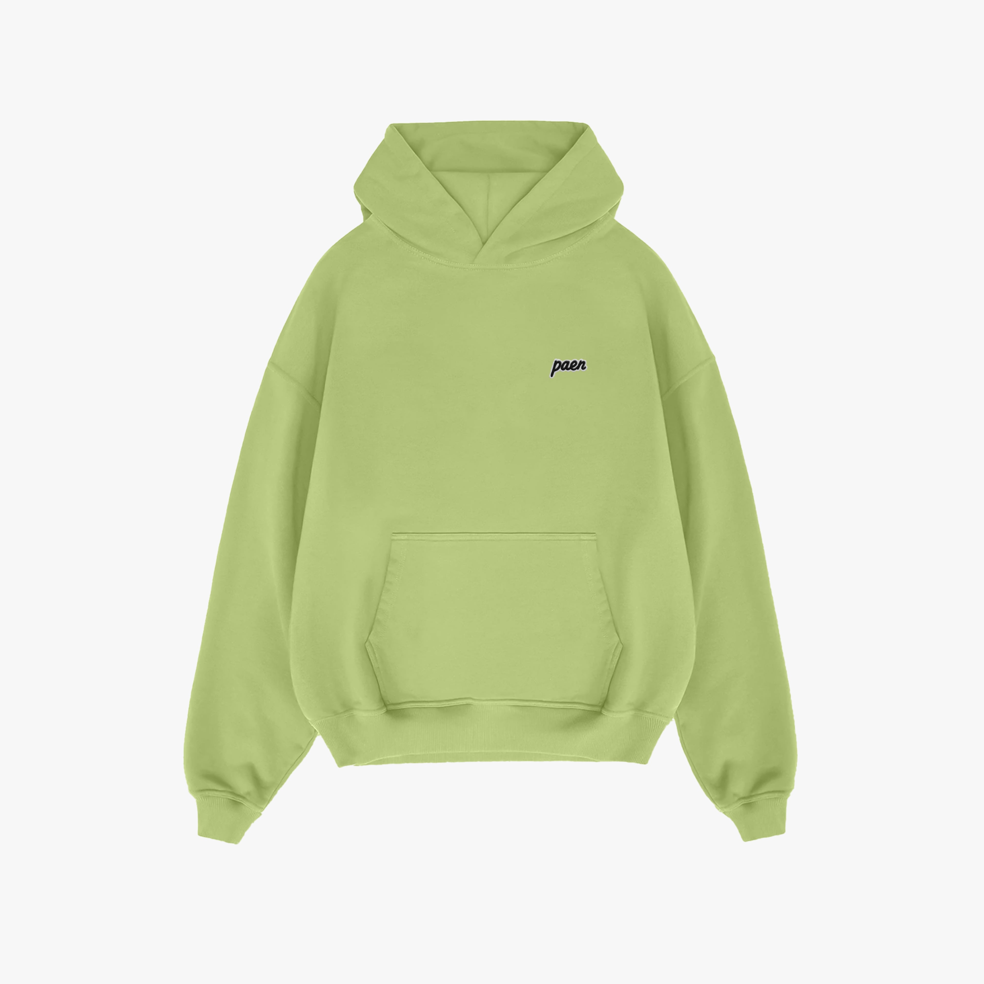 PAEN Basic Unisex Hoodie - Açık Yeşil