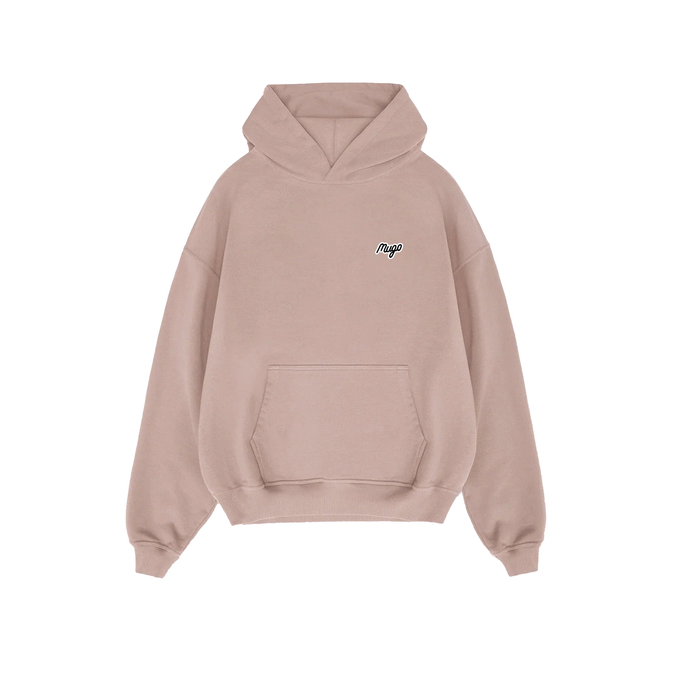 MUGO Basic Unisex Hoodie - Bej