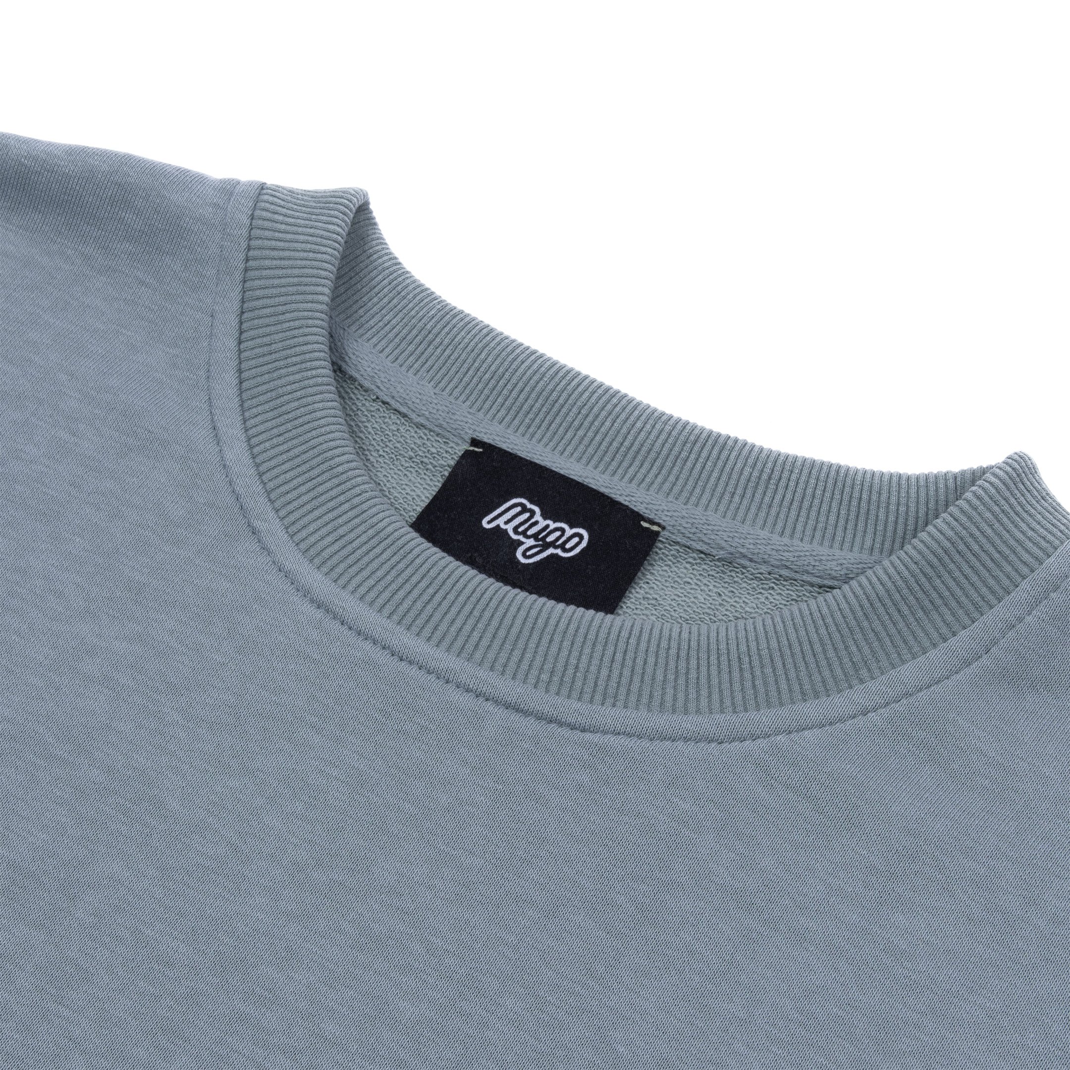 MUGO Basic Unisex Sweatshirt - Açık Mavi