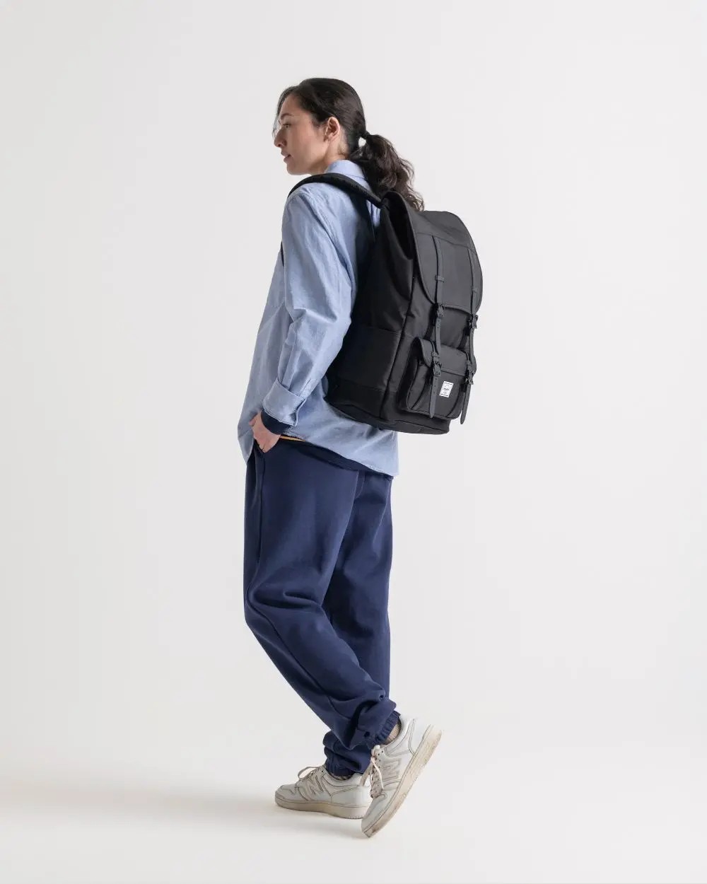 Herschel Sırt Çantası Little America Pro Woodland Camo/Black