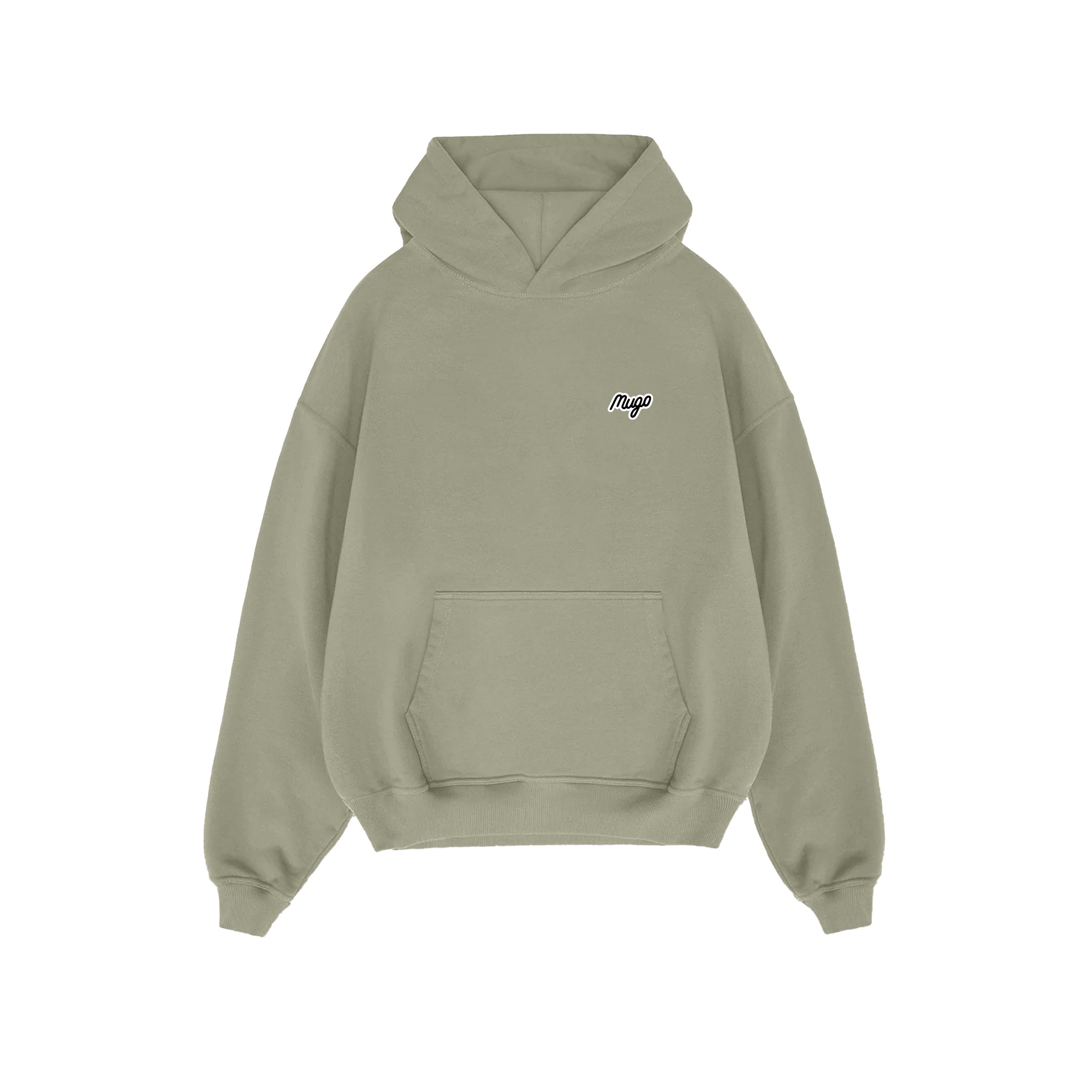 MUGO Basic Unisex Hoodie - Açık Yeşil