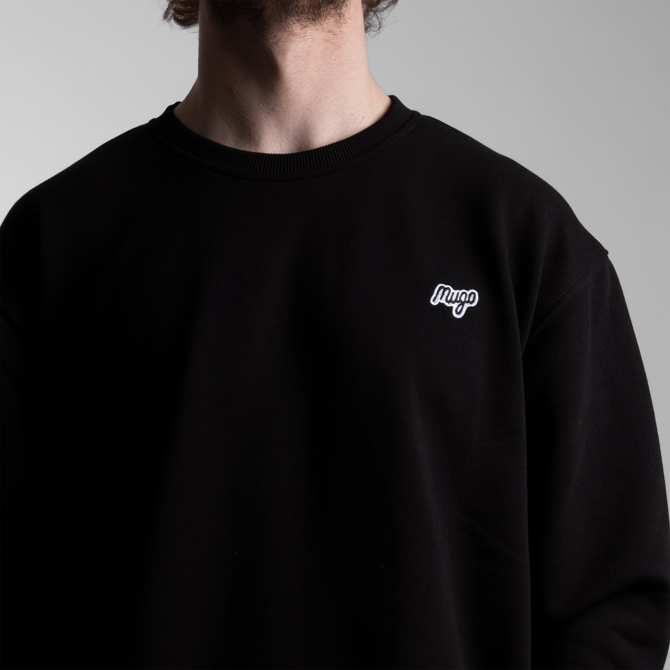MUGO Basic Unisex Sweatshirt - Siyah