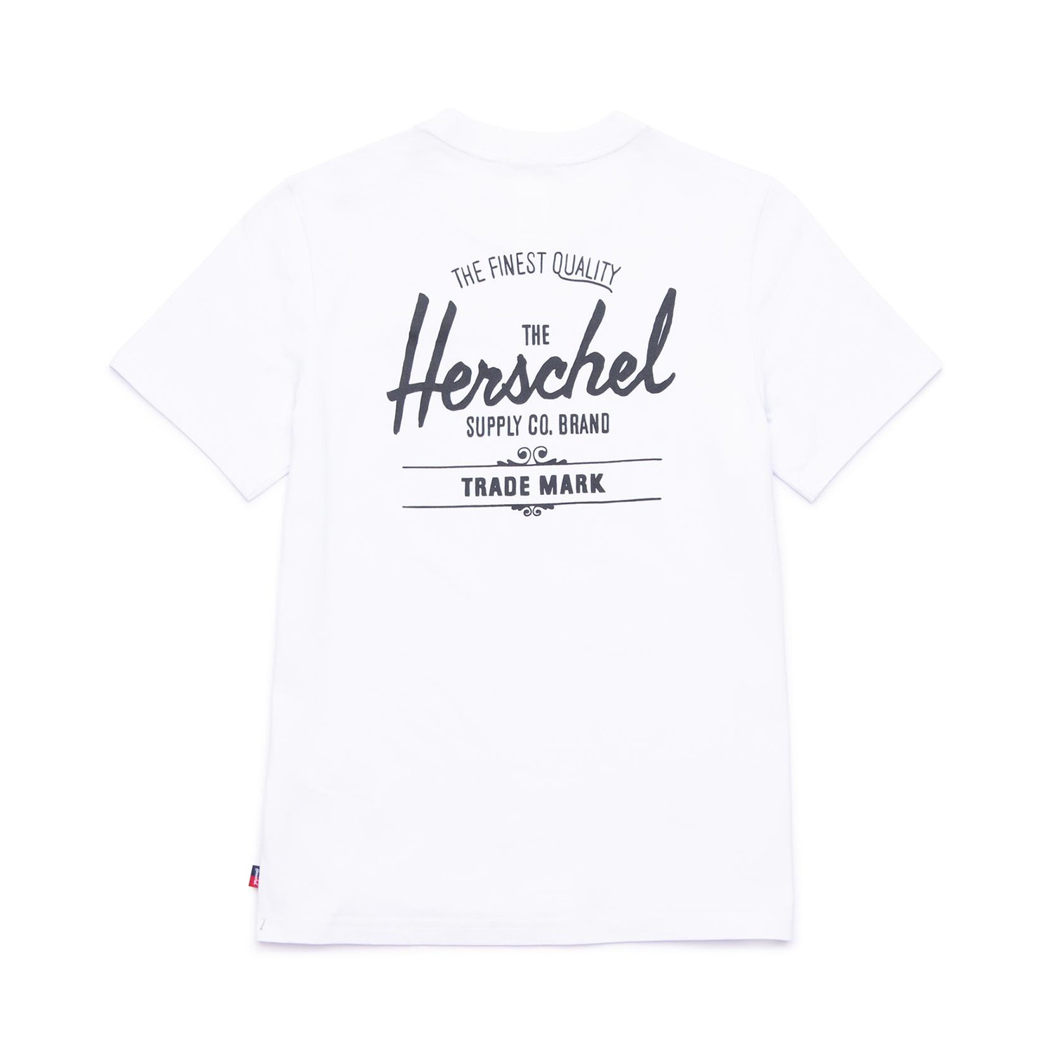 Herschel Tee Classic Logo Bright White/Black Kadın T-Shirt