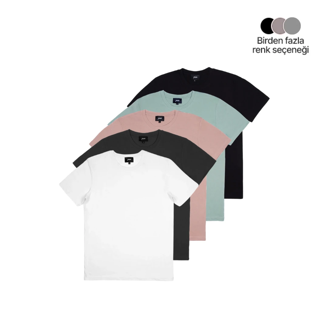 PAEN Basic 5'li Regular Fit T-shirt