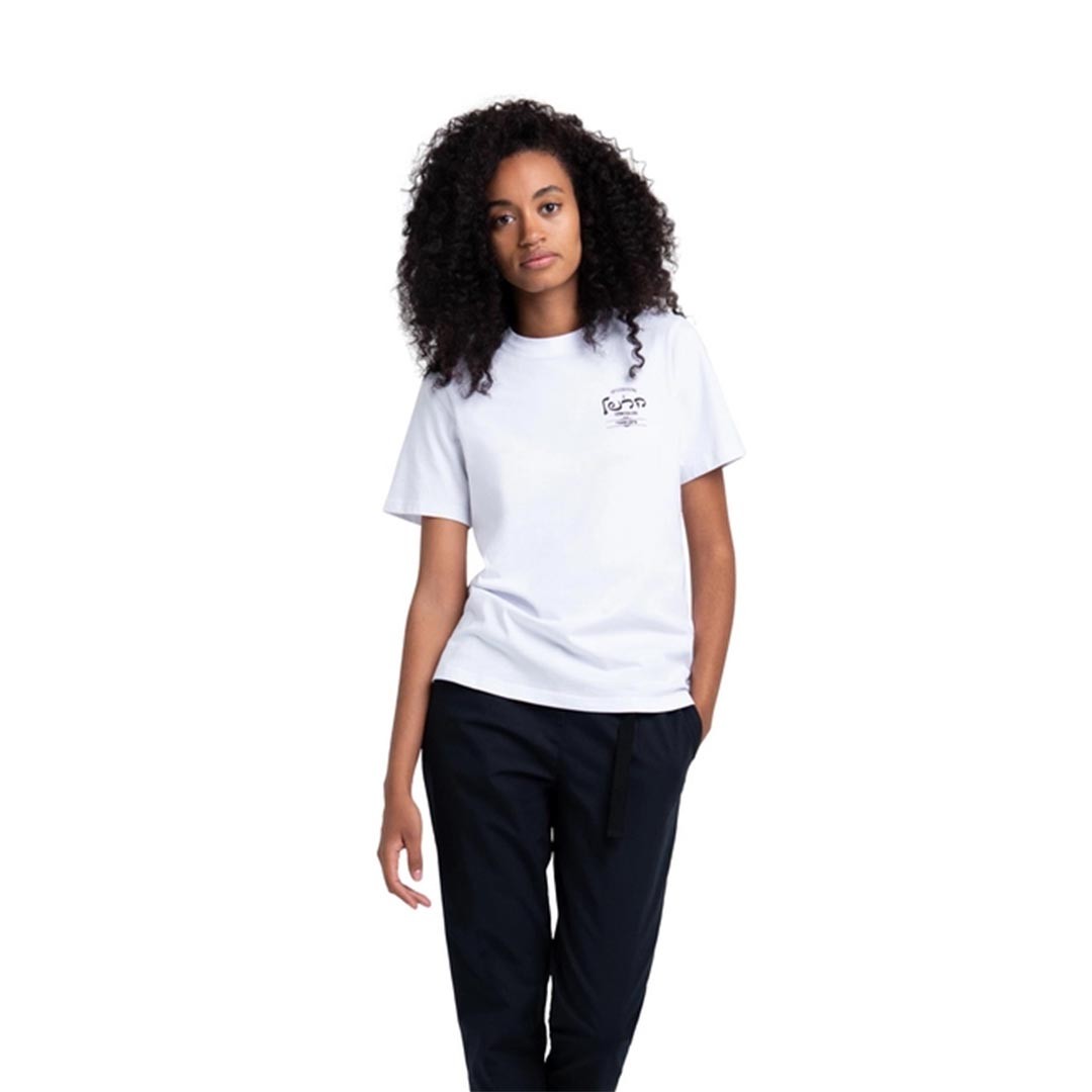 Herschel Tee Hebrew Classic Logo Bright White Kadın T-Shirt Fiyatı