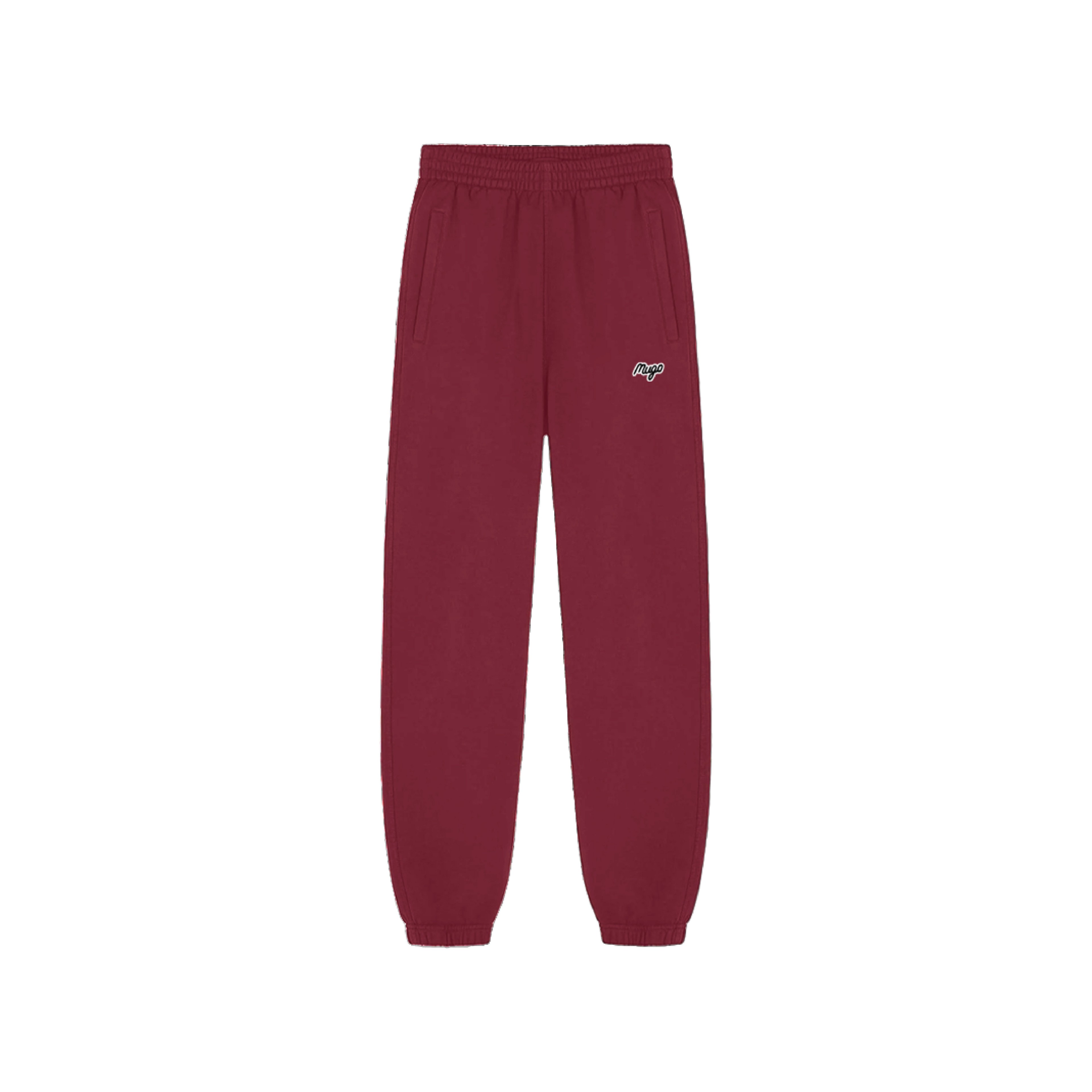 MUGO Basic Unisex Jogger Eşofman Altı - Bordo