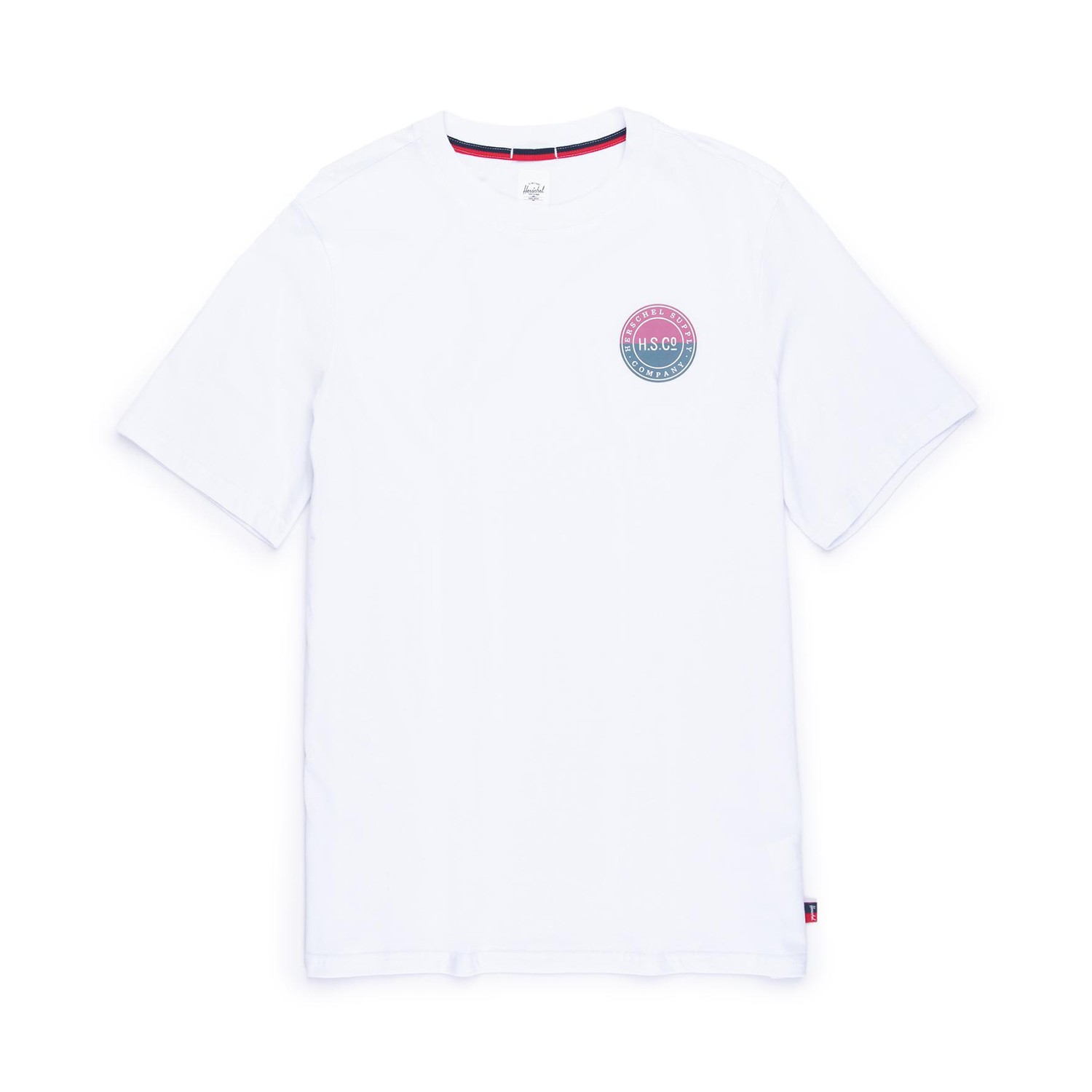 Herschel Tee Two Tone Logo Stamp Bright White Erkek T-Shirt