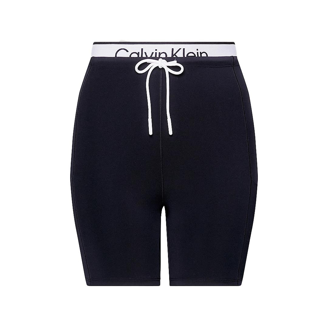 Calvin Klein Kadın Double Waistband Tight Gym Shorts