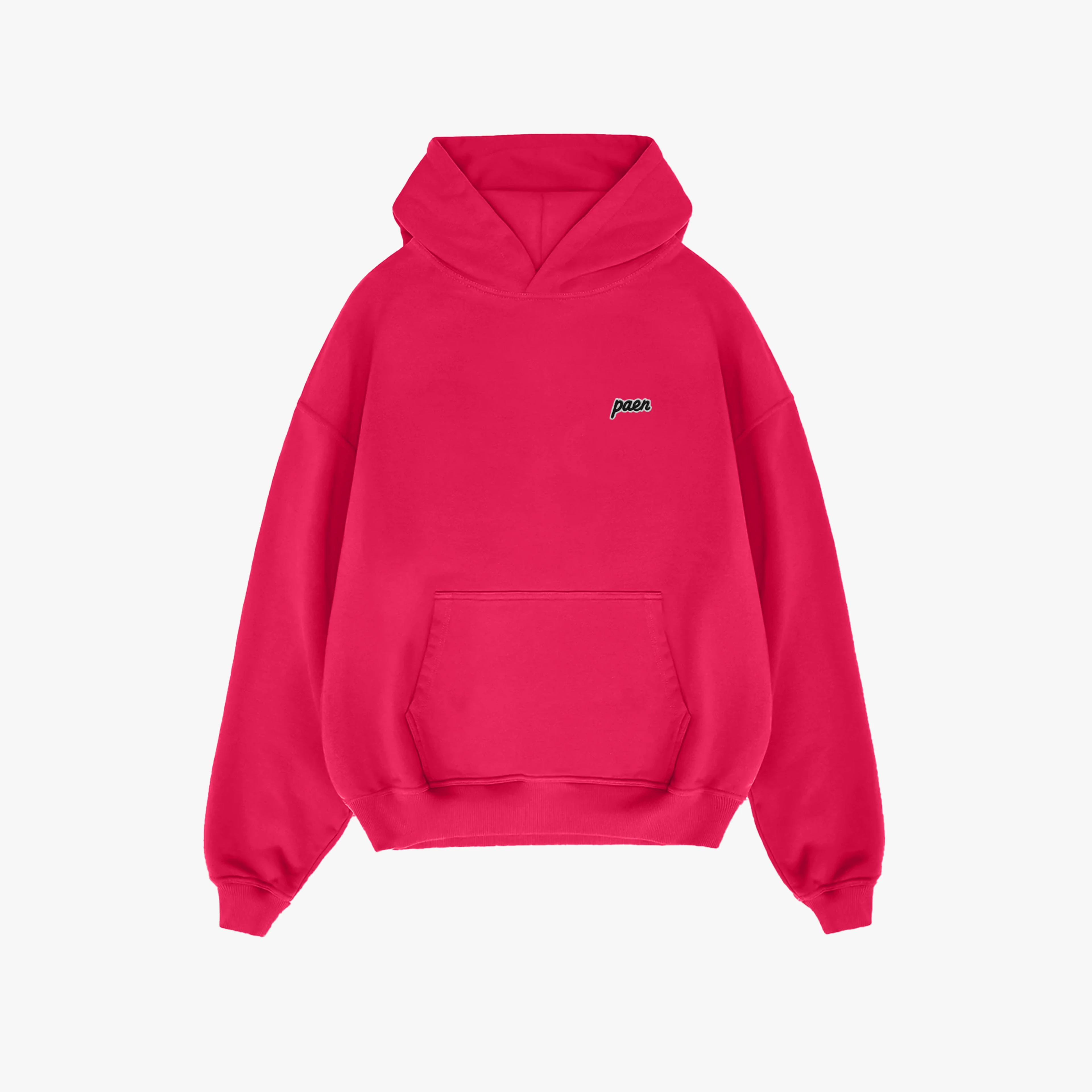 PAEN Basic Unisex Hoodie - Pembe