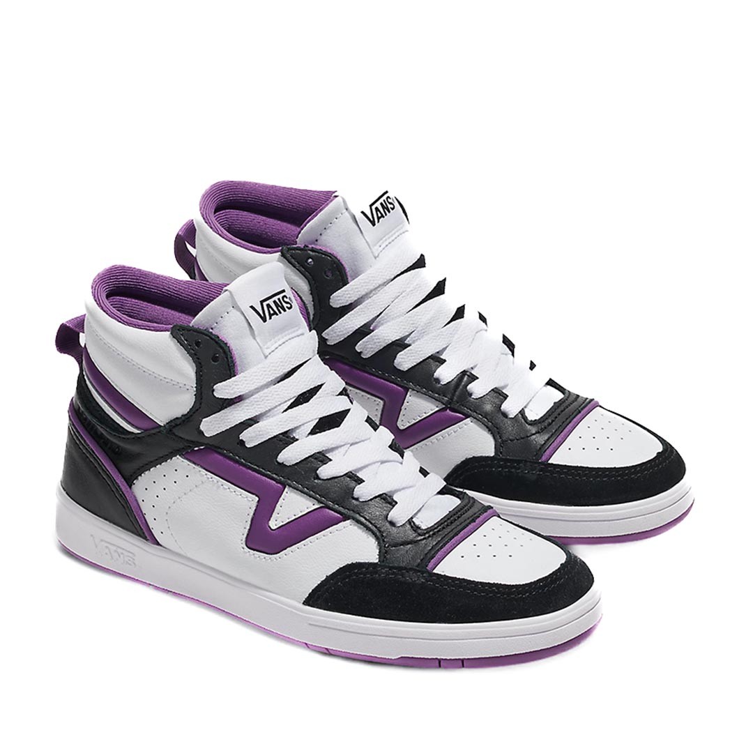 Vans Lowland Mid CC JMP Black/White/Purple Unisex Spor Ayakkabısı
