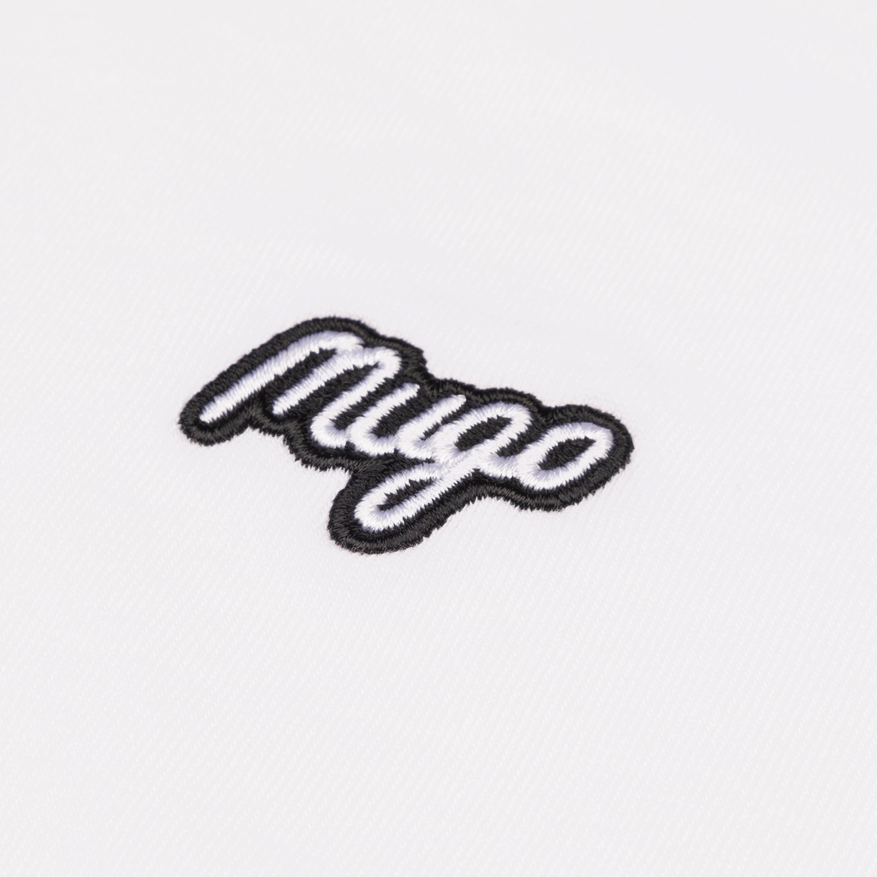 MUGO Basic Unisex Oversize T-shirt - Beyaz