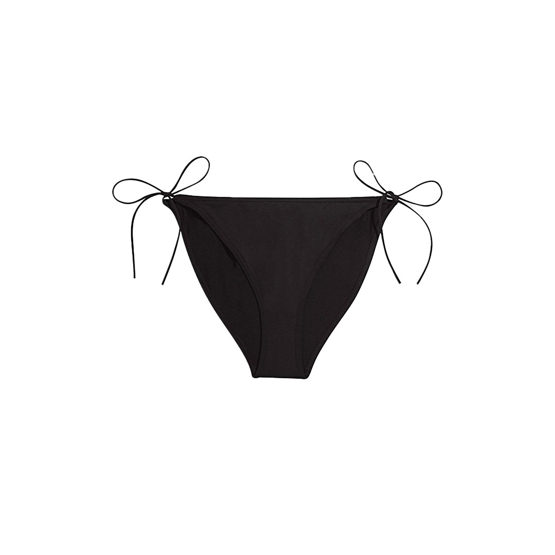 Calvin Klein Kadın String Side Tie Bikini Altı Siyah