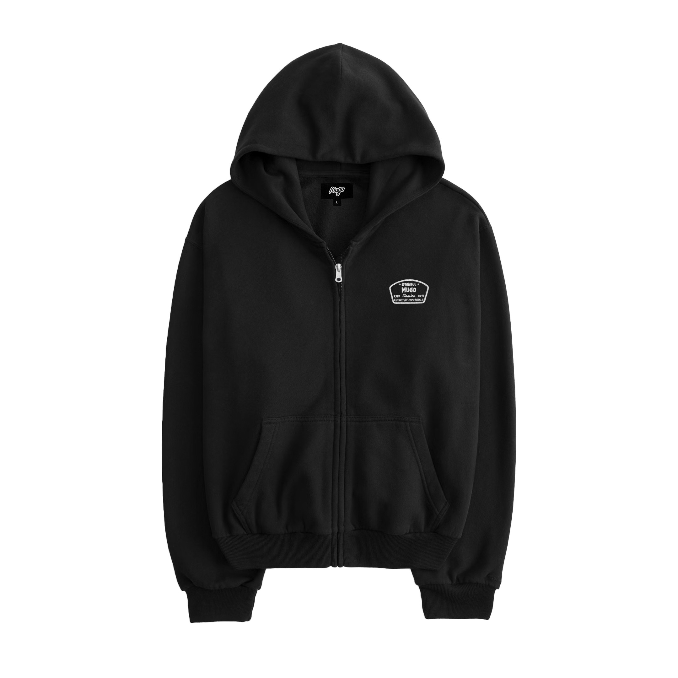 MUGO Essential Unisex Zip Hoodie