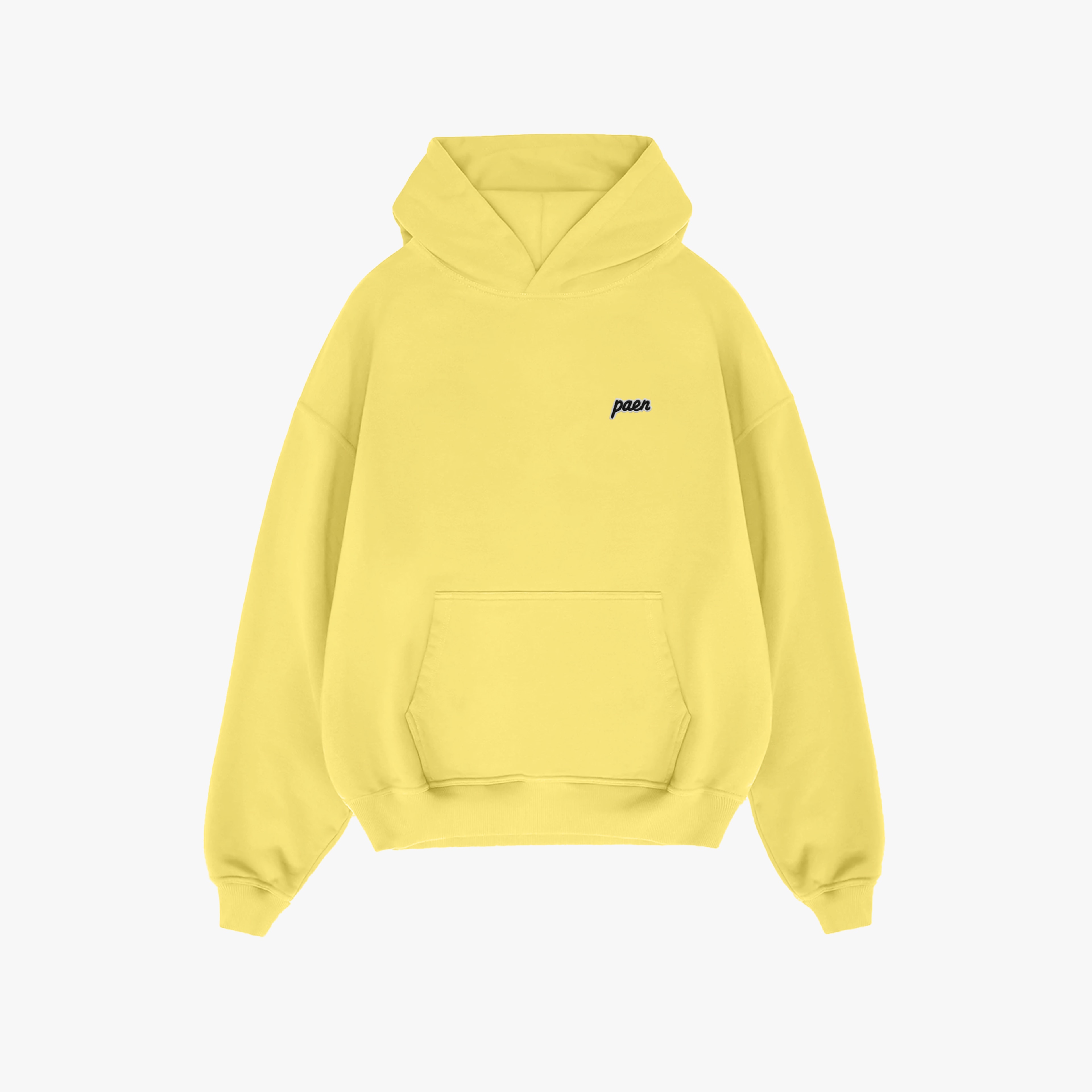 PAEN Basic Unisex Hoodie - Butter Yellow