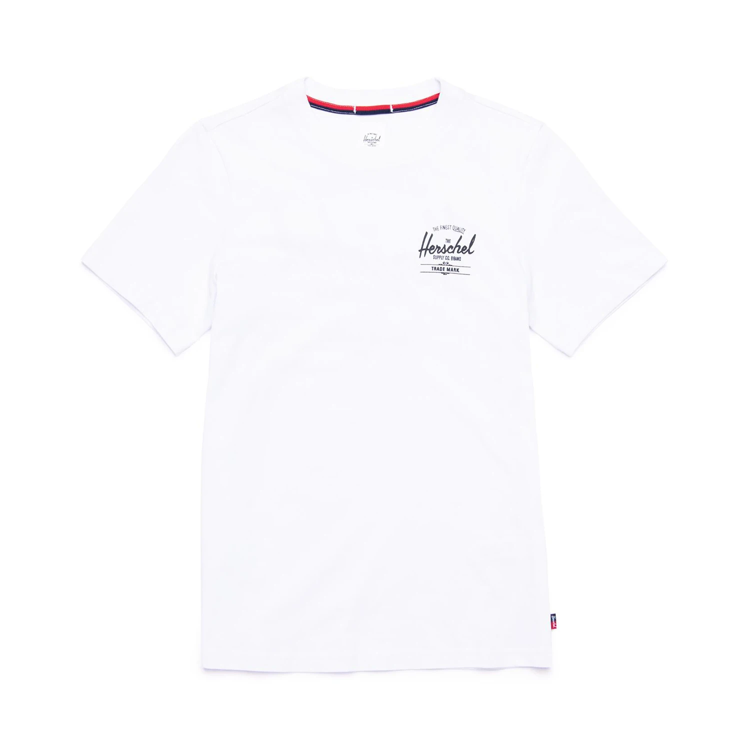Herschel Tee Classic Logo Bright White/Black Kadın T-Shirt