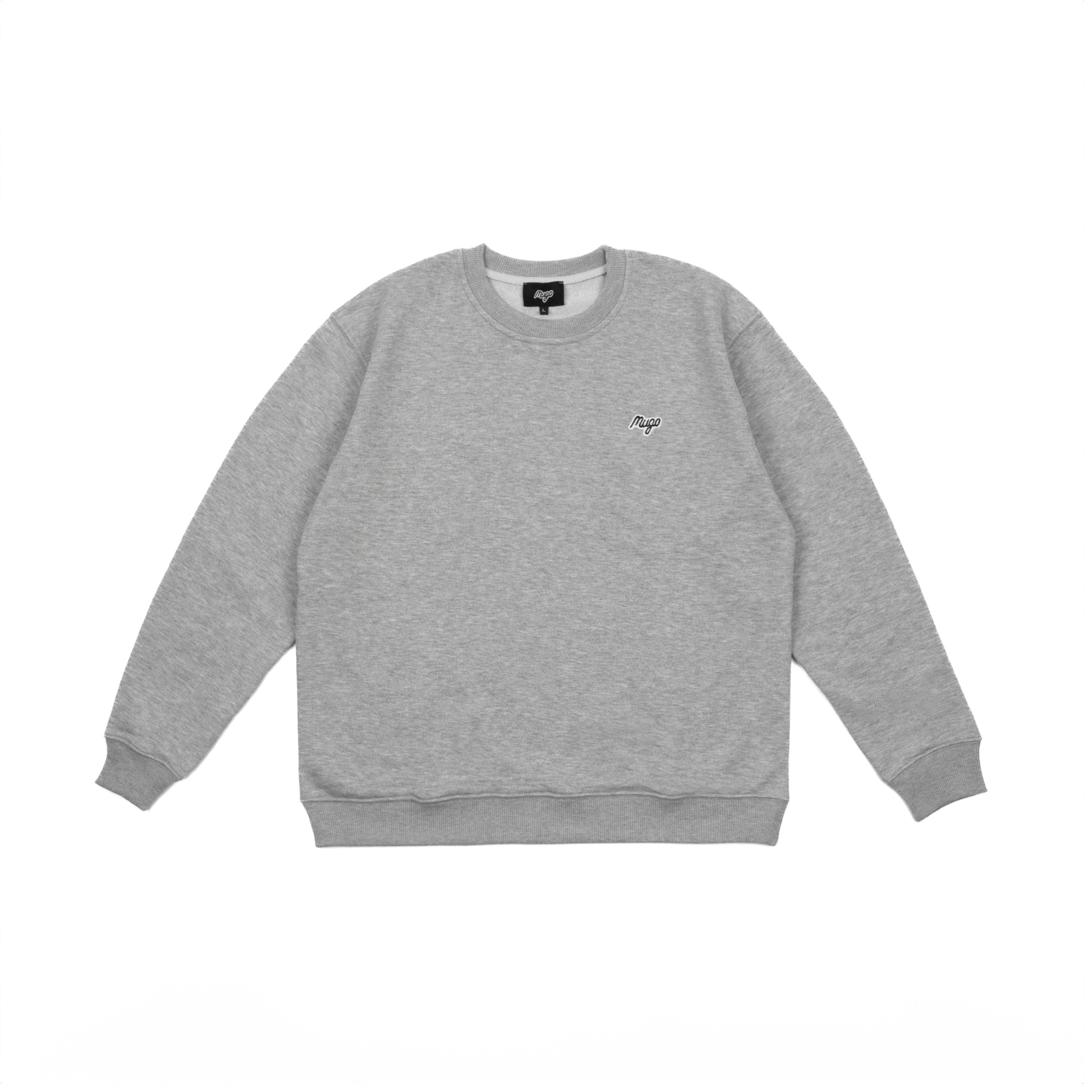 MUGO Basic Unisex Sweatshirt - Kırçıllı Gri