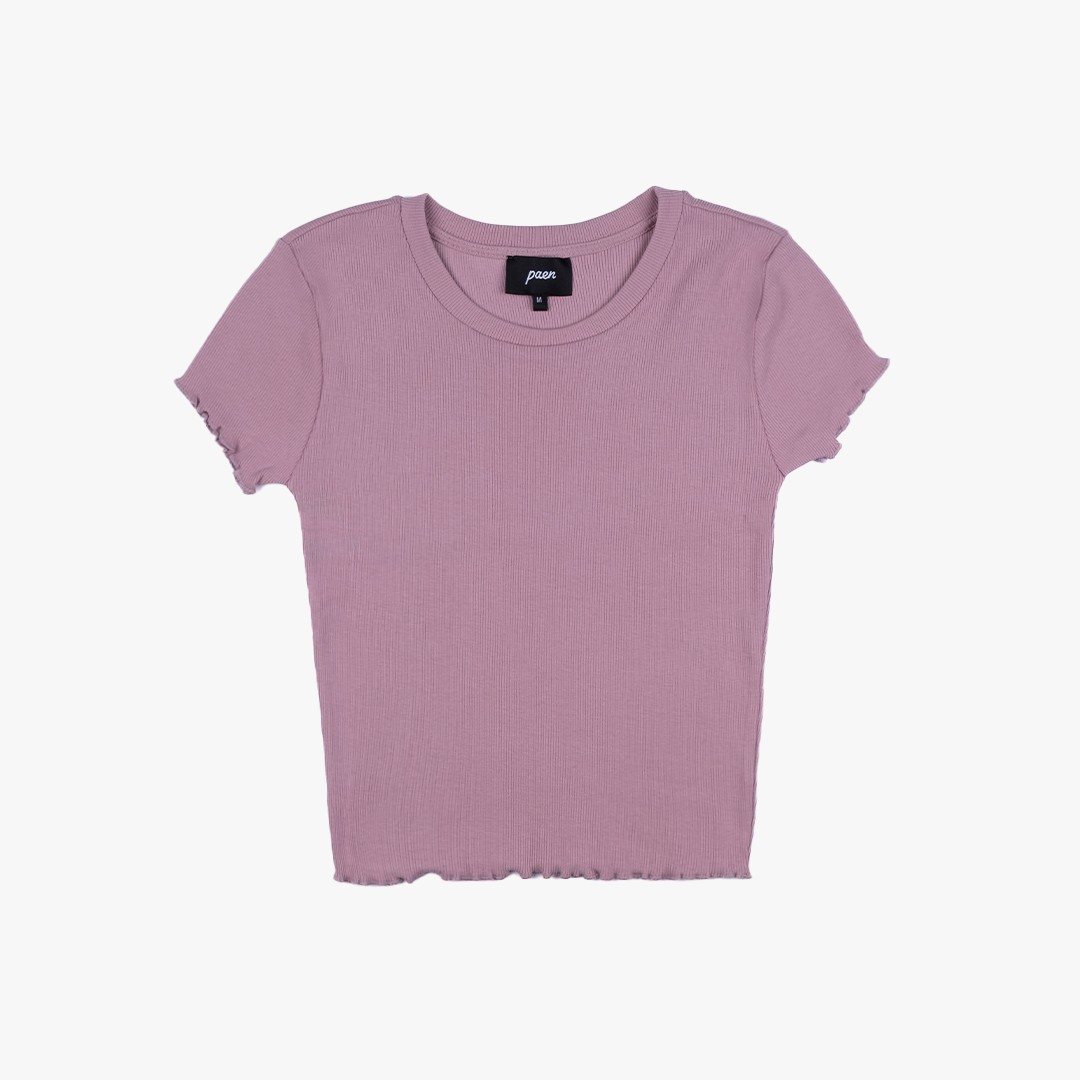 PAEN Fitilli Baby Kadın T-shirt - Gül Kurusu