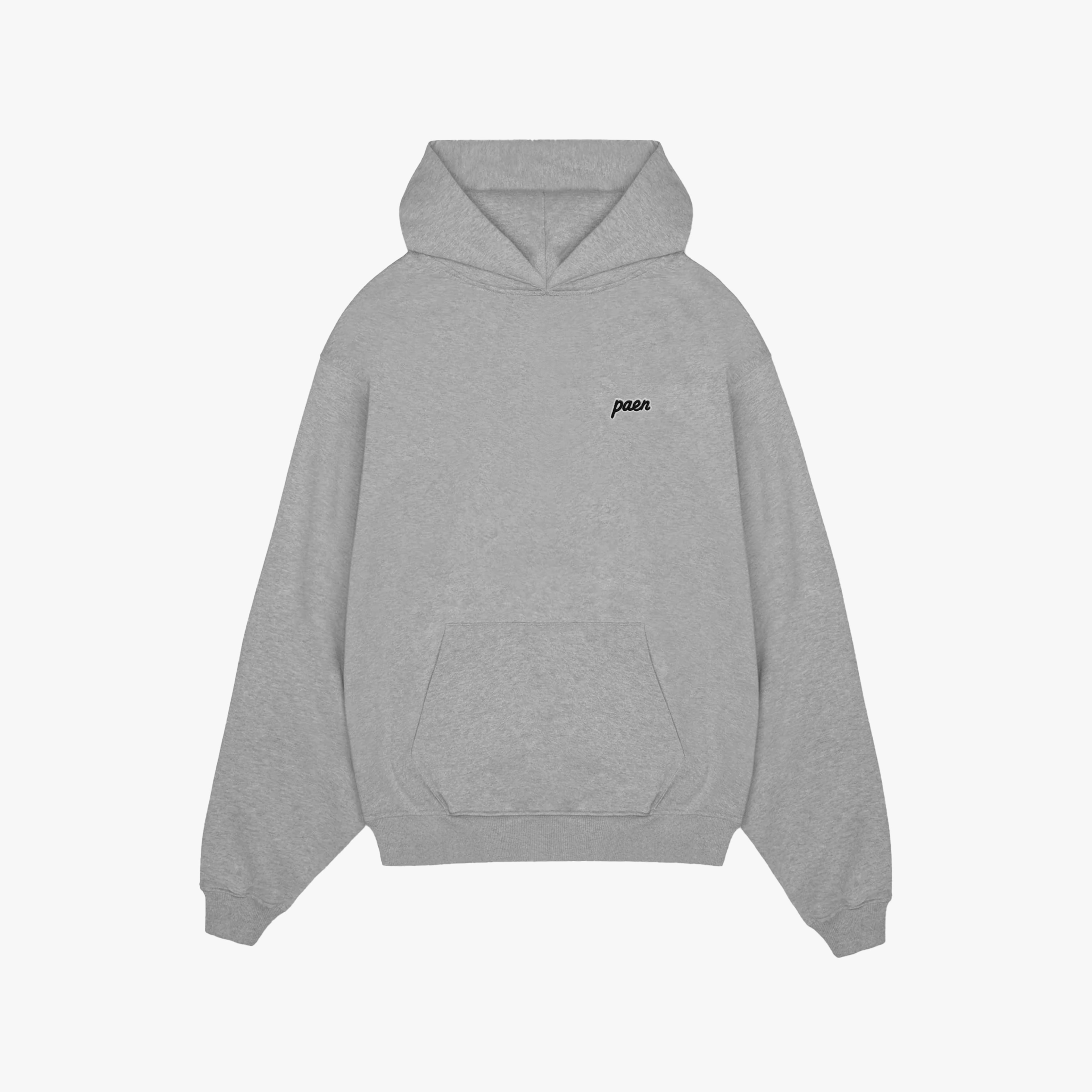 PAEN Basic Unisex Hoodie - Kırçıllı Gri