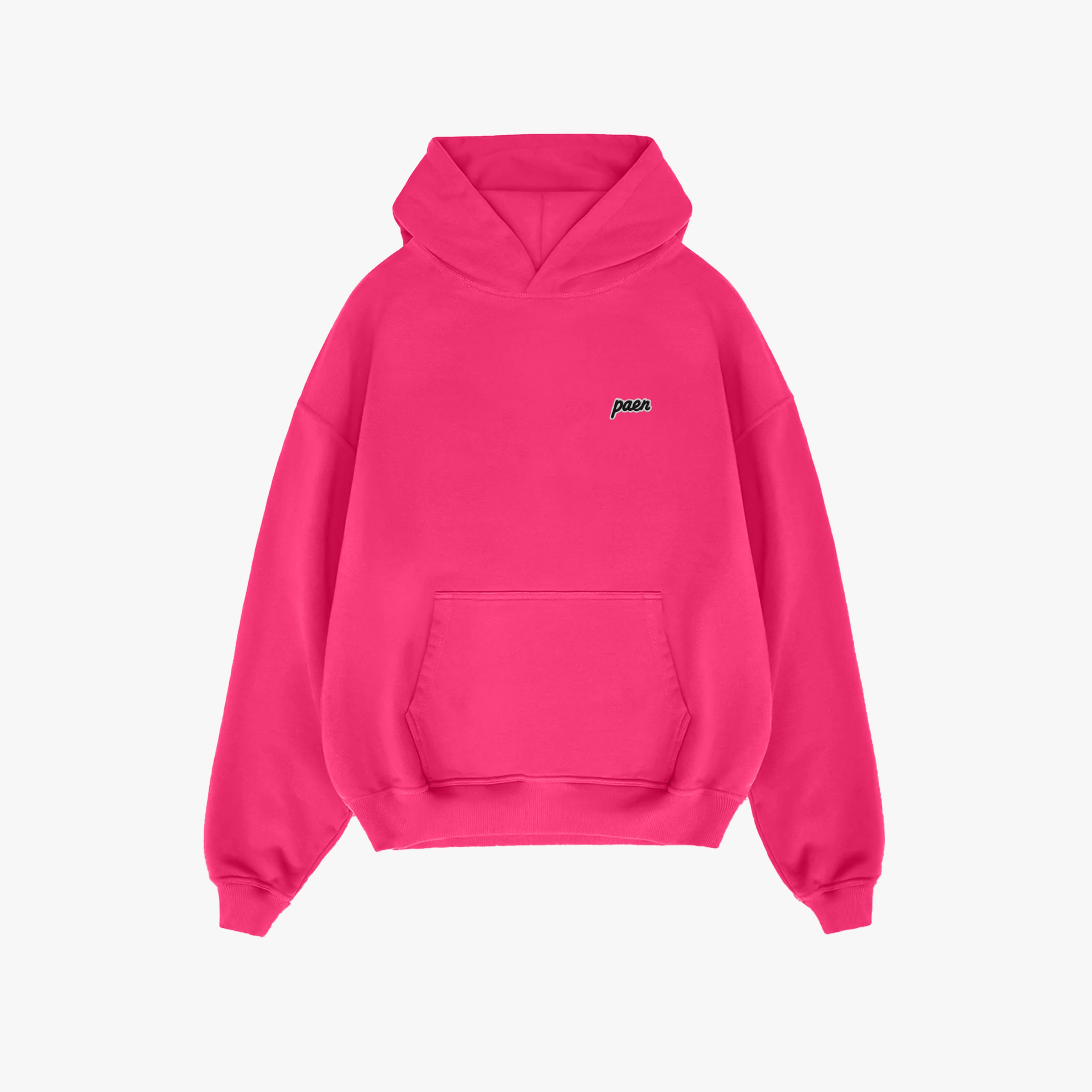 PAEN Basic Unisex Hoodie - Fuşya