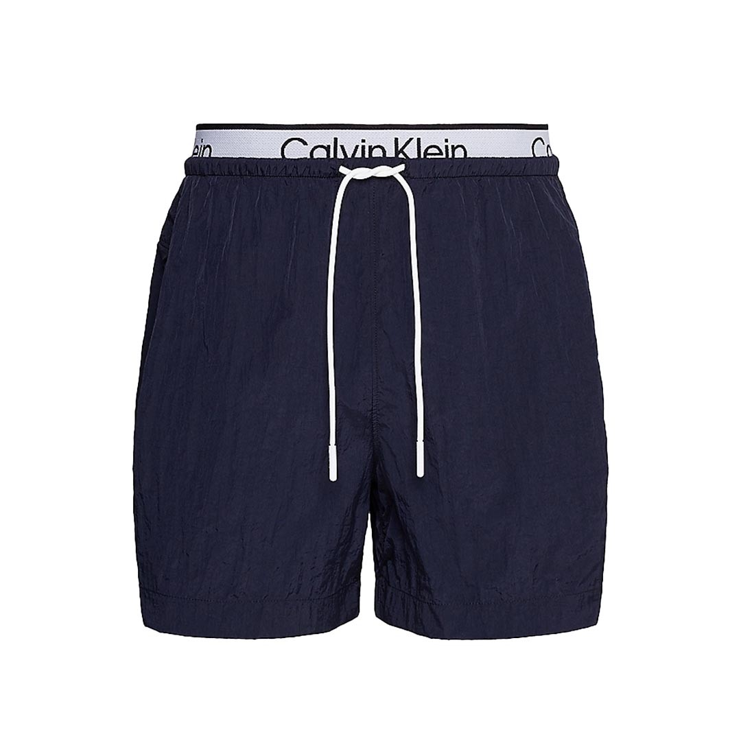 Calvin Klein Erkek Double Waistband Gym Shorts