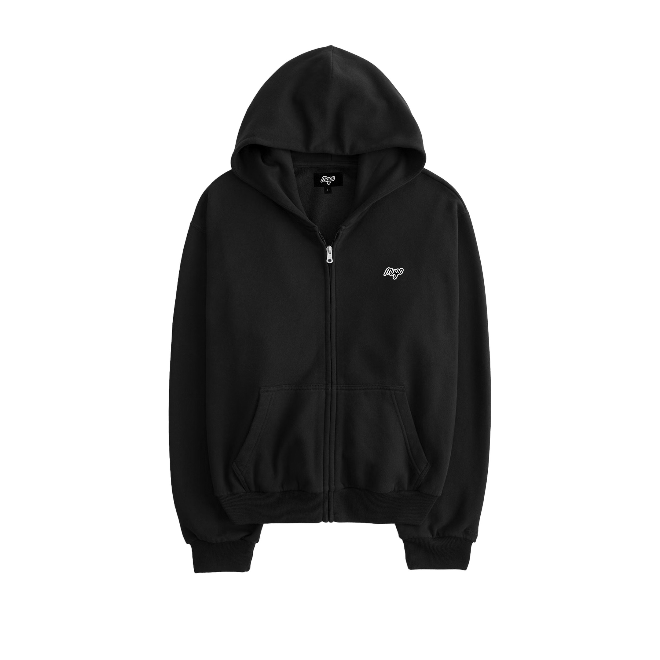 MUGO Basic Unisex Zip Hoodie