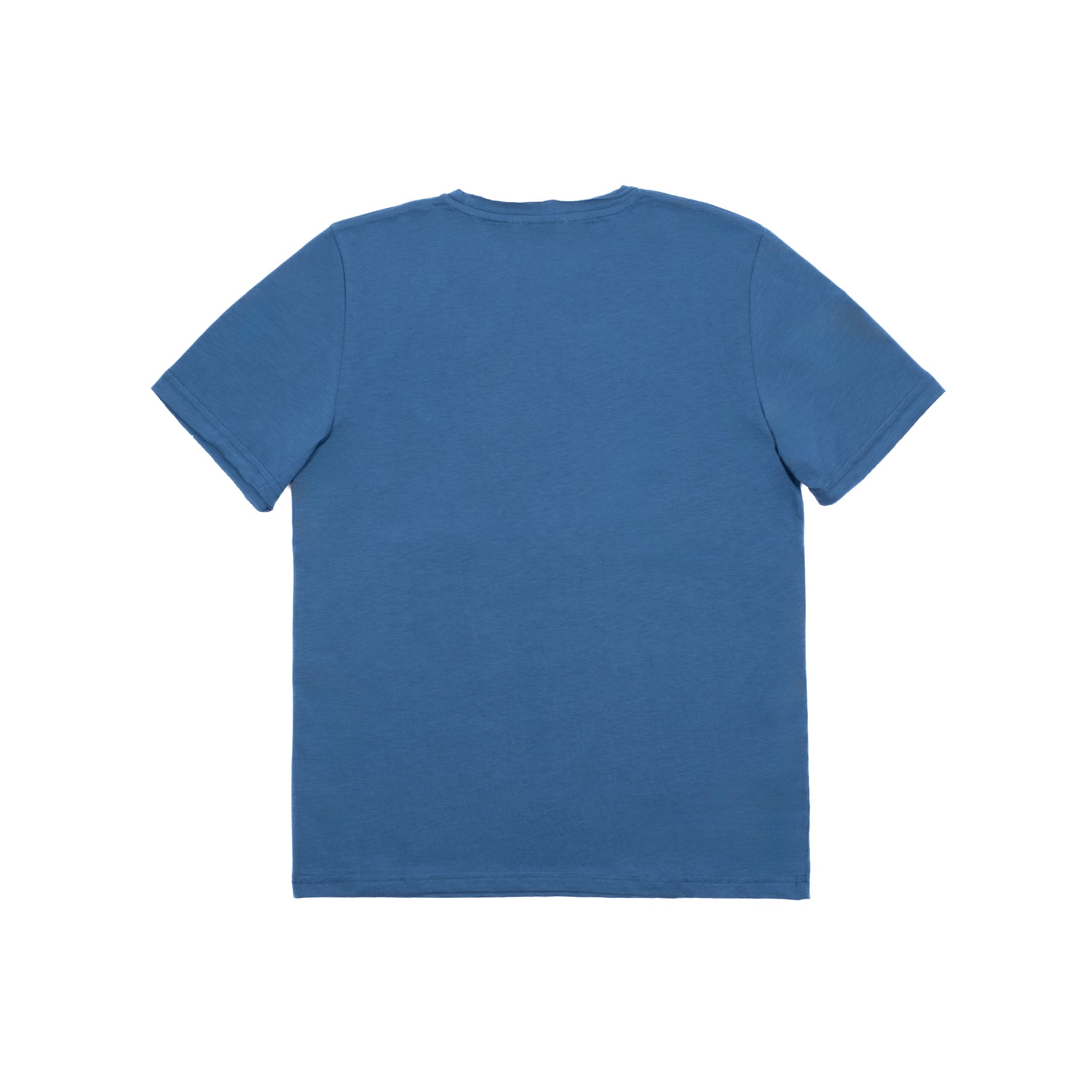 MUGO Pis Yaka Regular Fit Basic T-shirt - Mavi