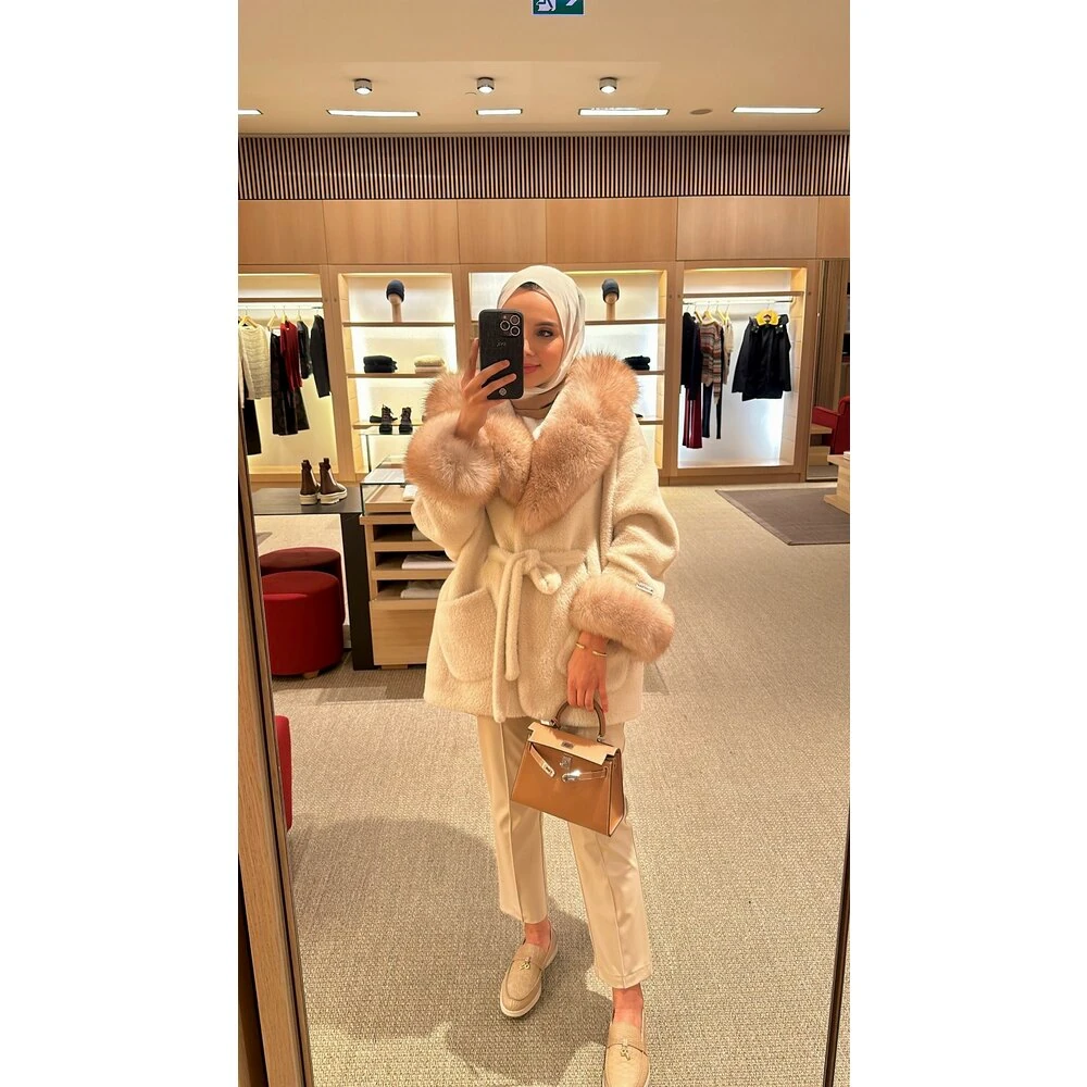Alcantara Fur Beıge | Luxury Fur Collectıon